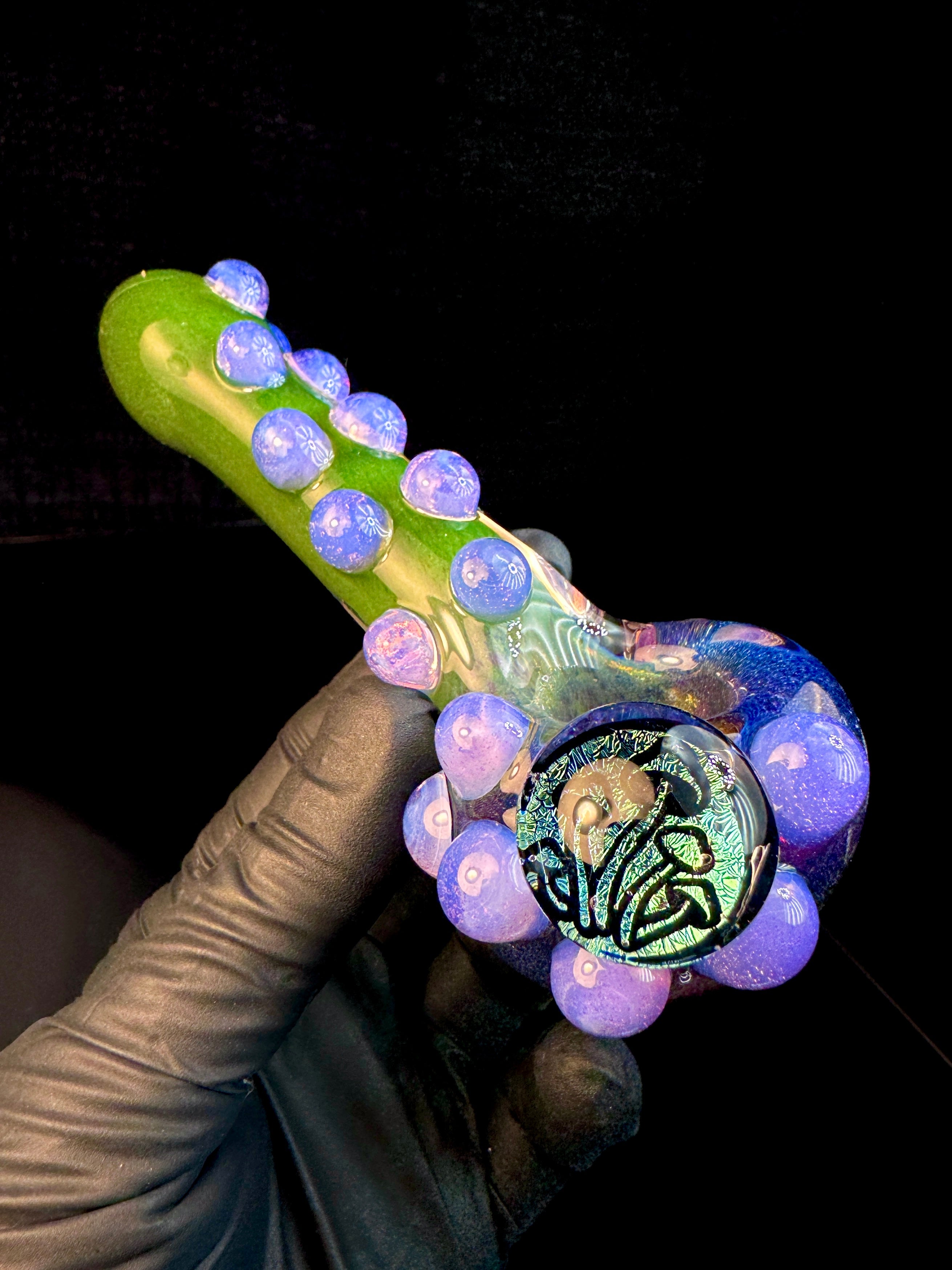 Dichroic mushroom spoon