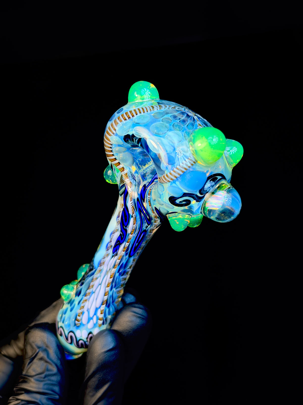 Slyme dot Silver Fume Premo Cane Spooon