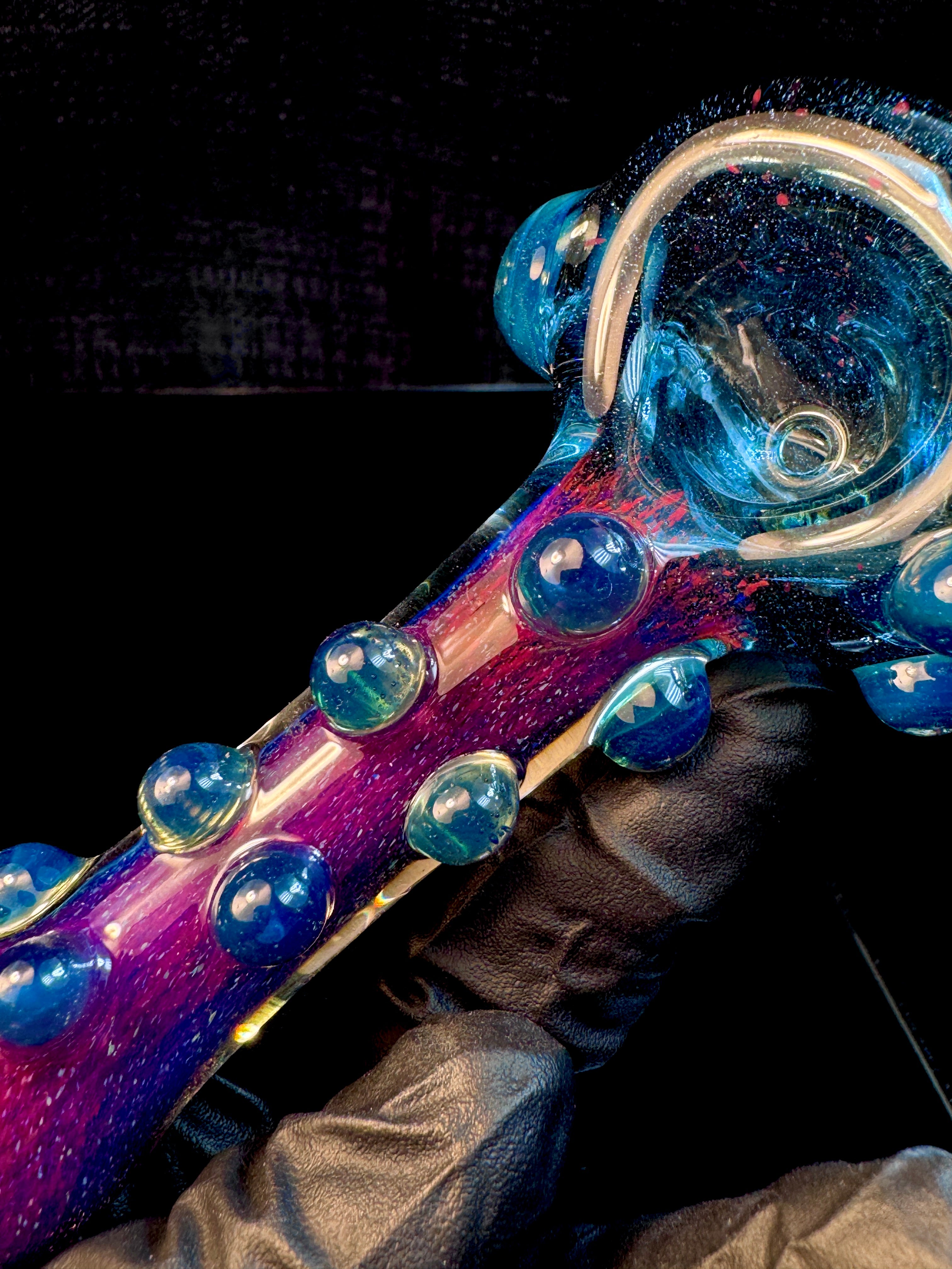 Blue stardust x Midnight magenta opal pipe (Prime)