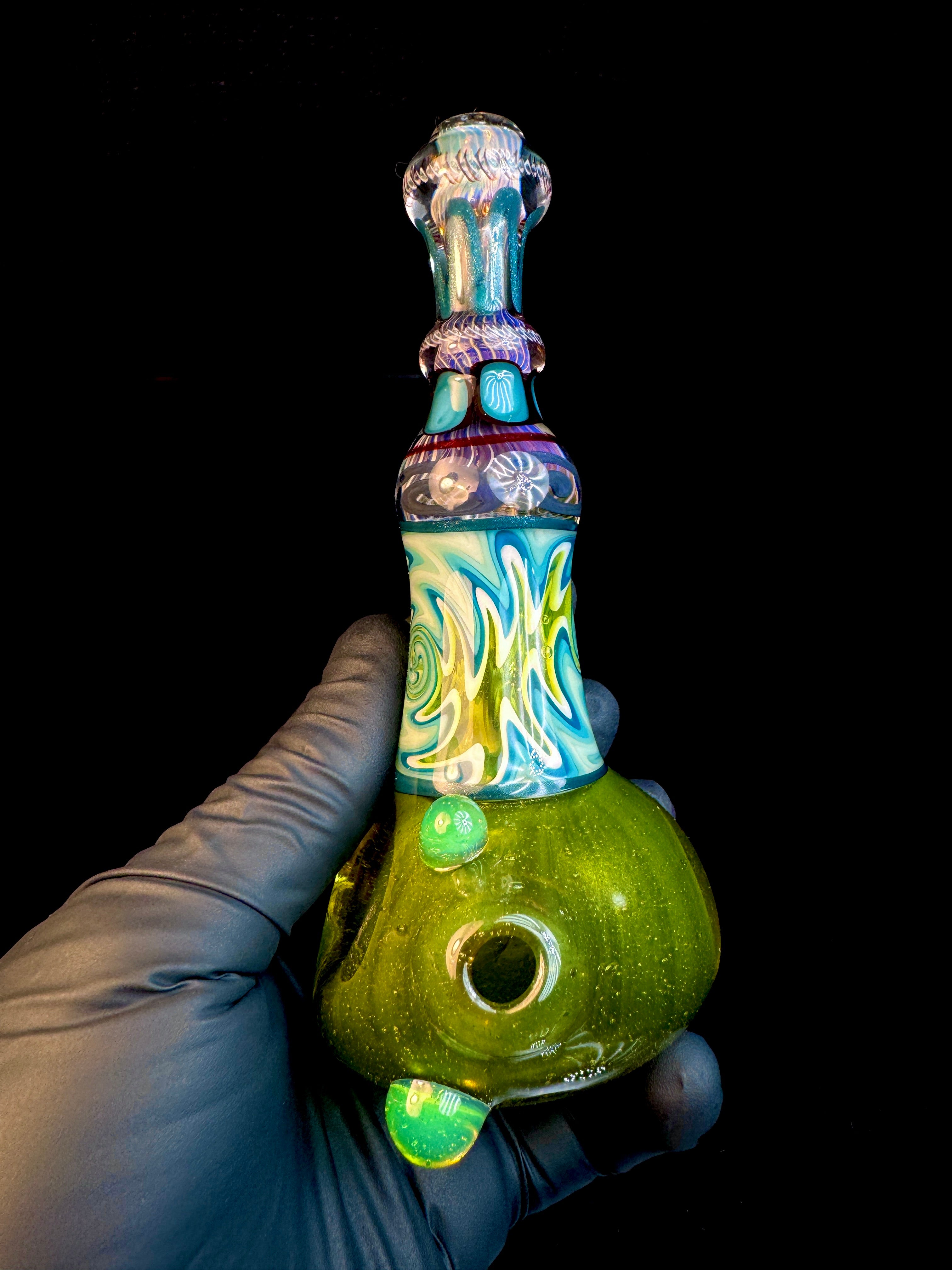 Silver moss x ice fade Wigwag Pipe