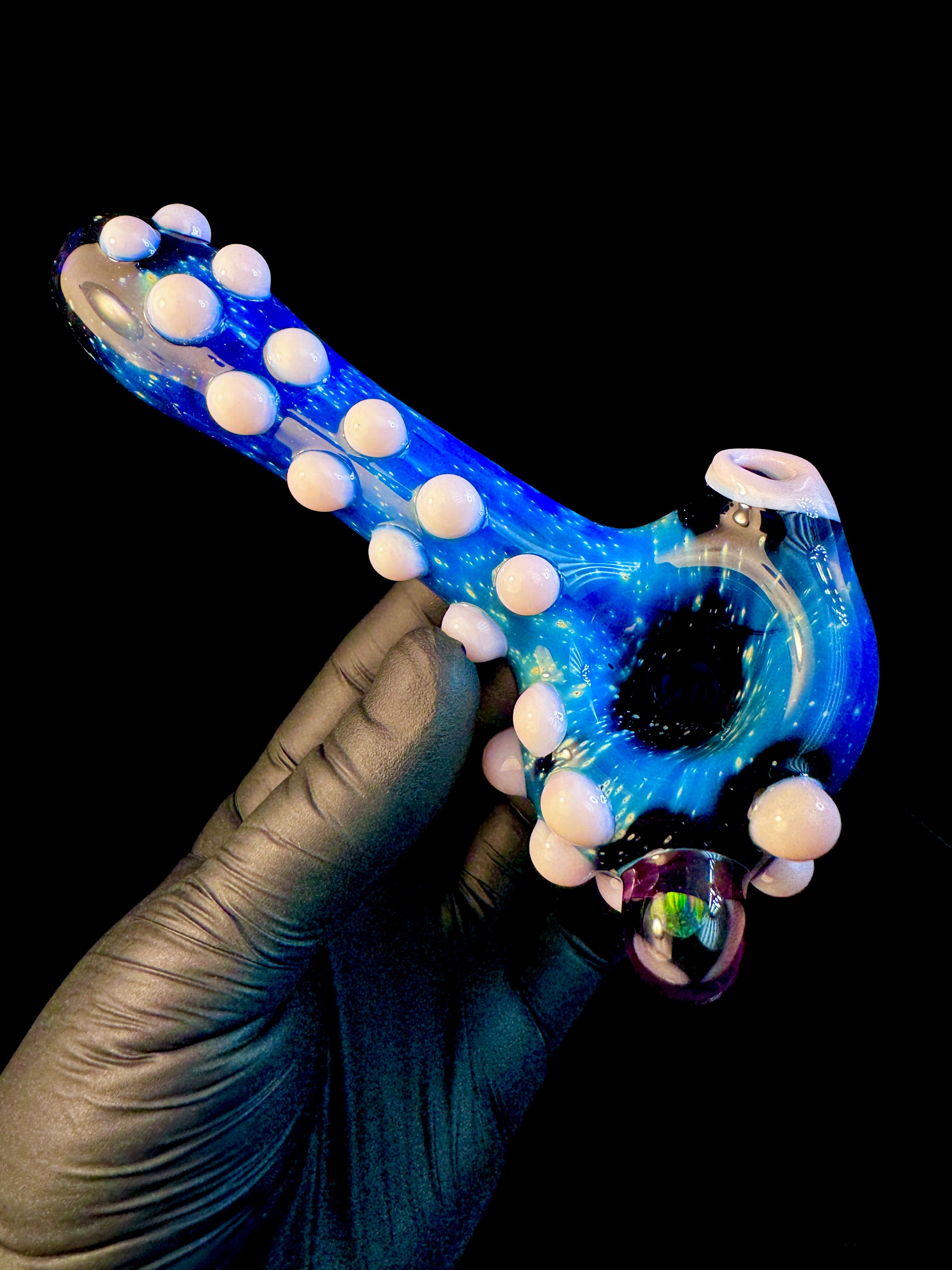 Milky Pinkx Starry night dark opal pipe