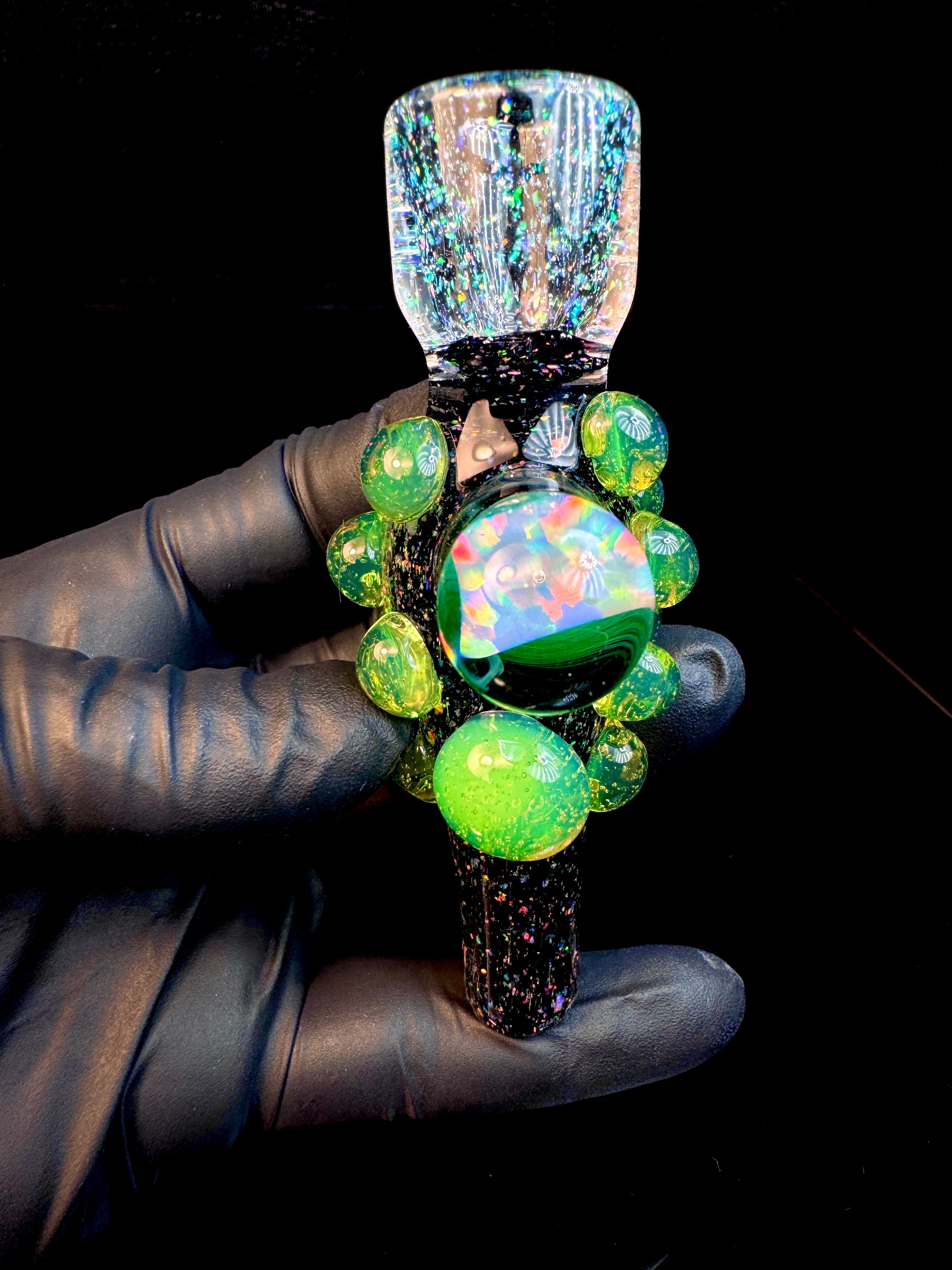 Jet black cropal x Luminescent x slyme Cropal Chillum
