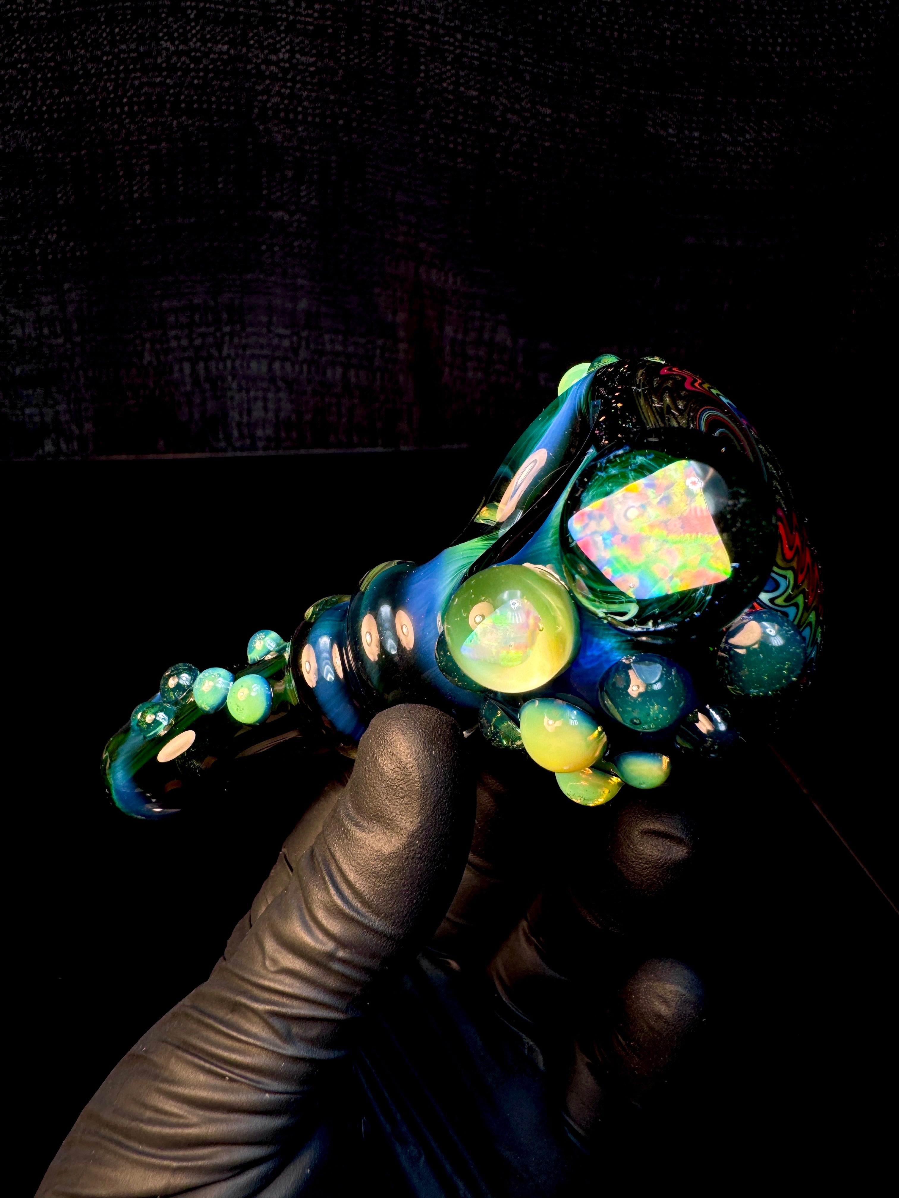 Wigwag opal spoon