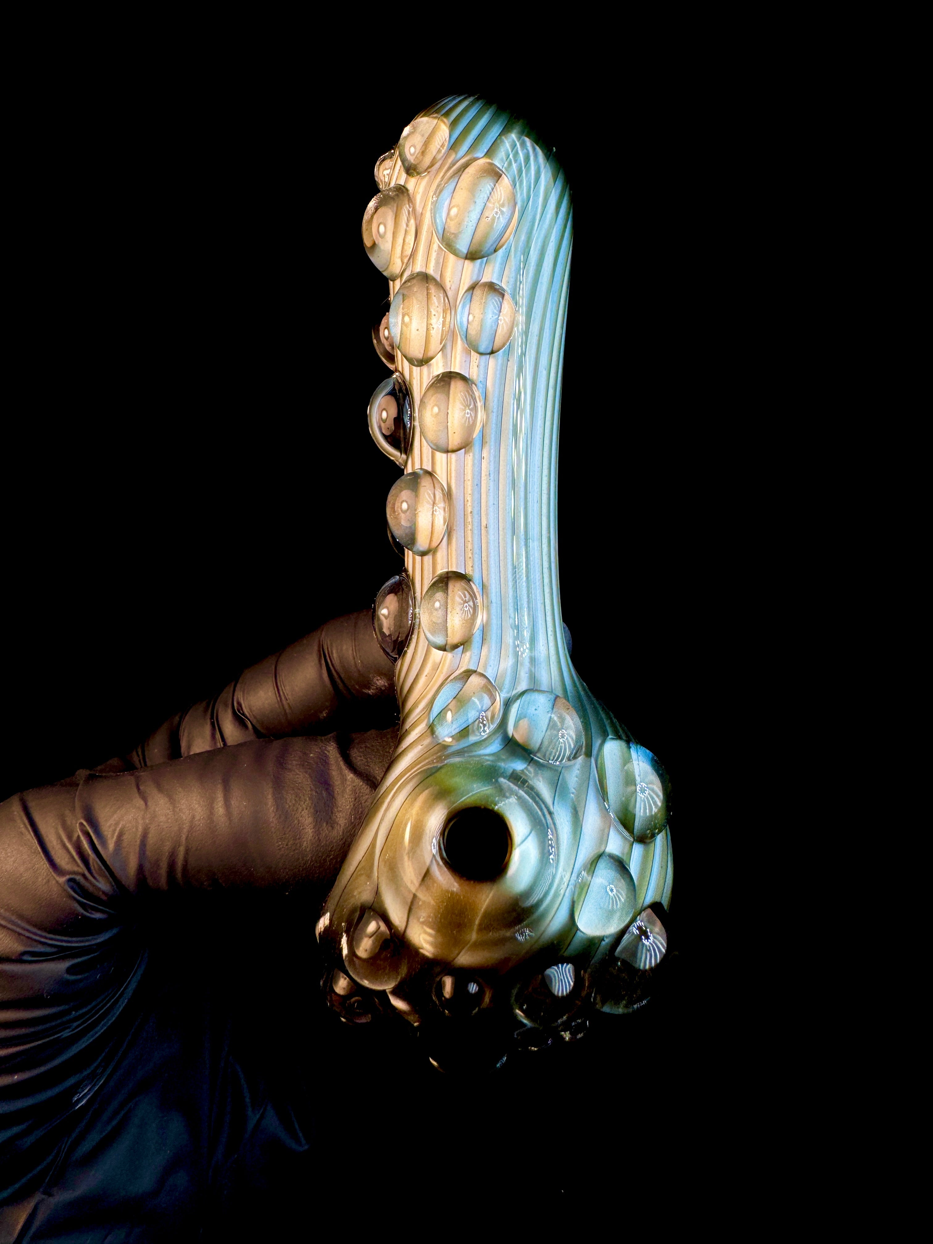 Electrum opal pipe