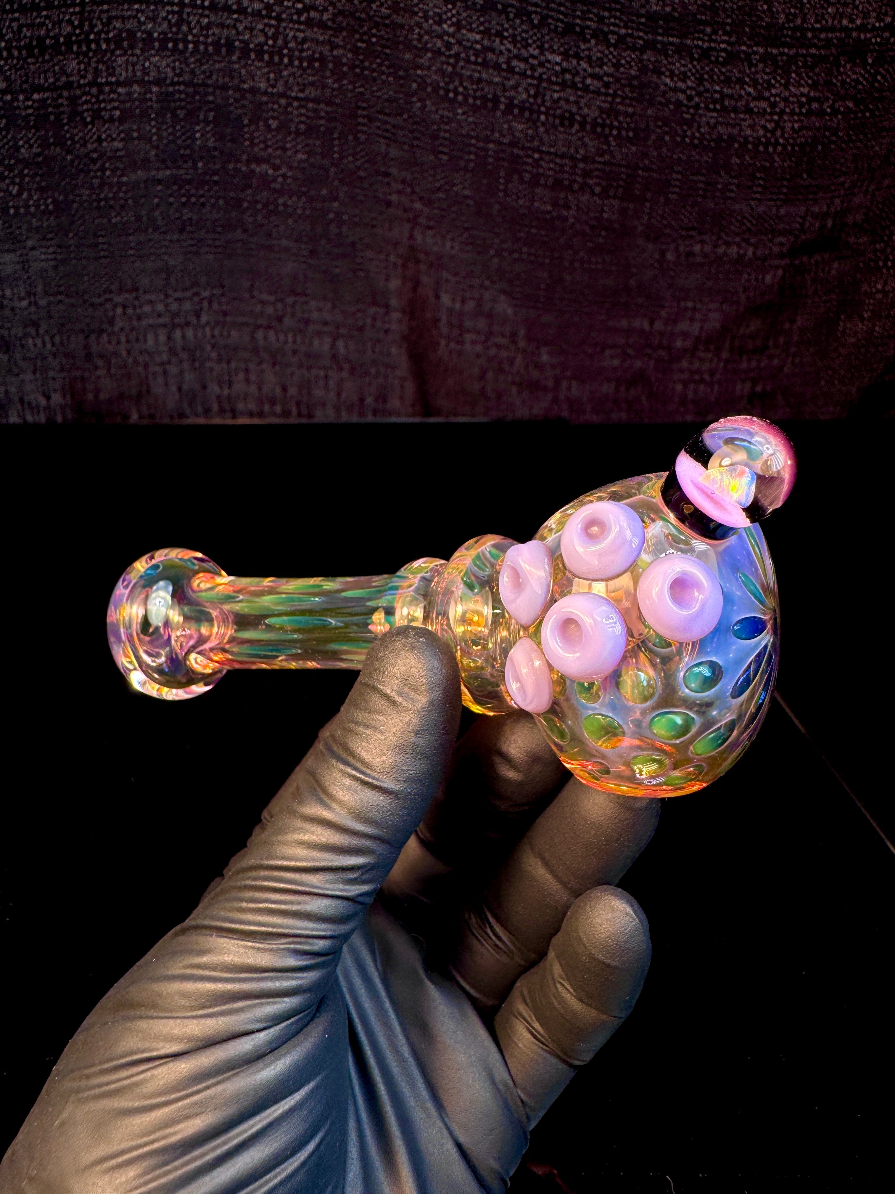 Silver Fume opal spoon x milky pink