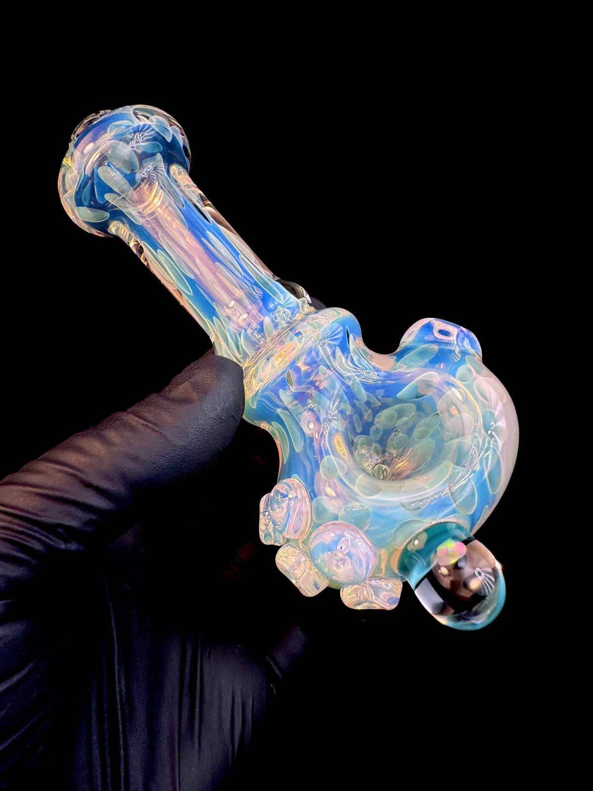 Silver Fume x Secret white opal spoon