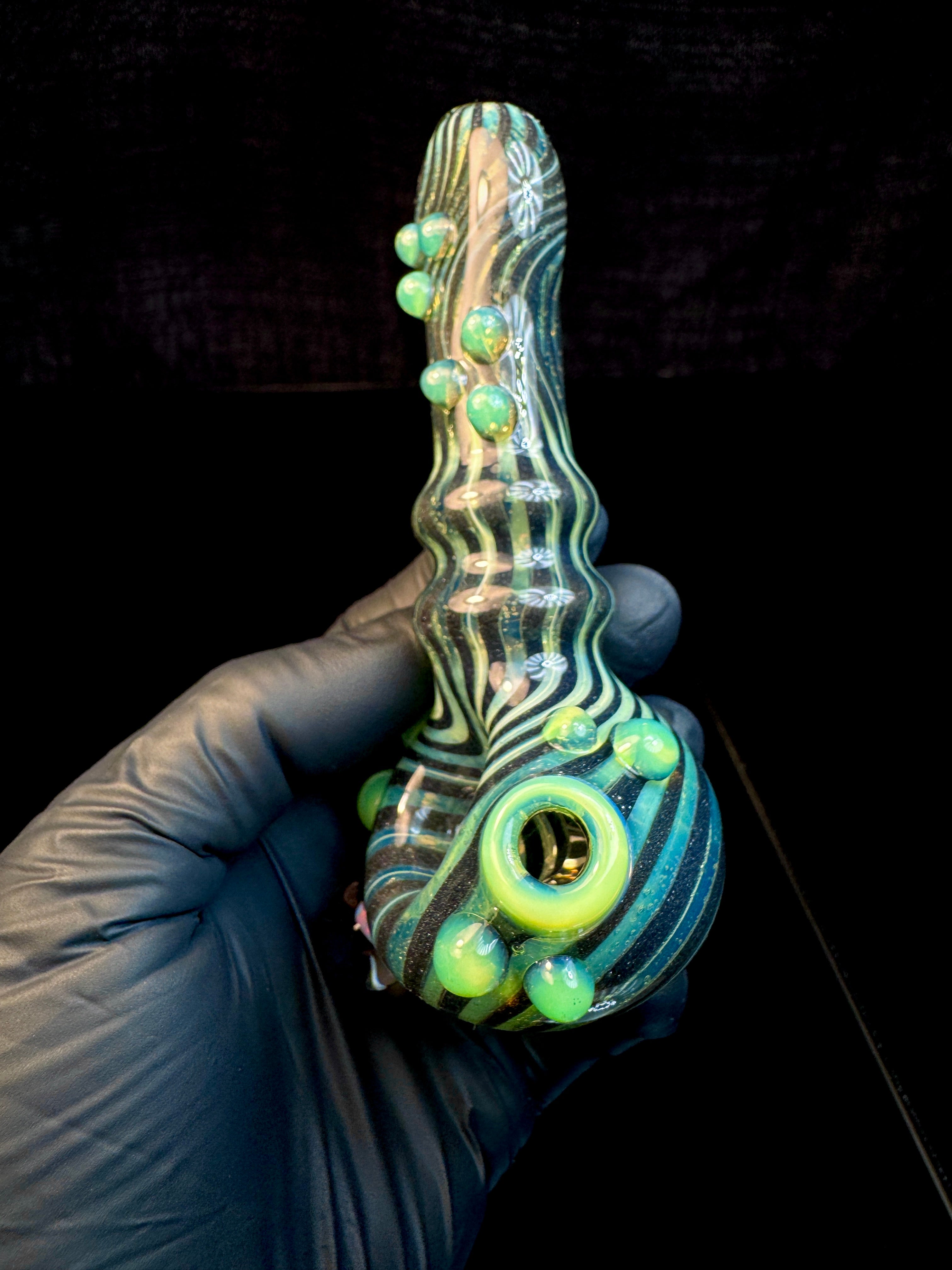Beetle juice Linework opal spoon