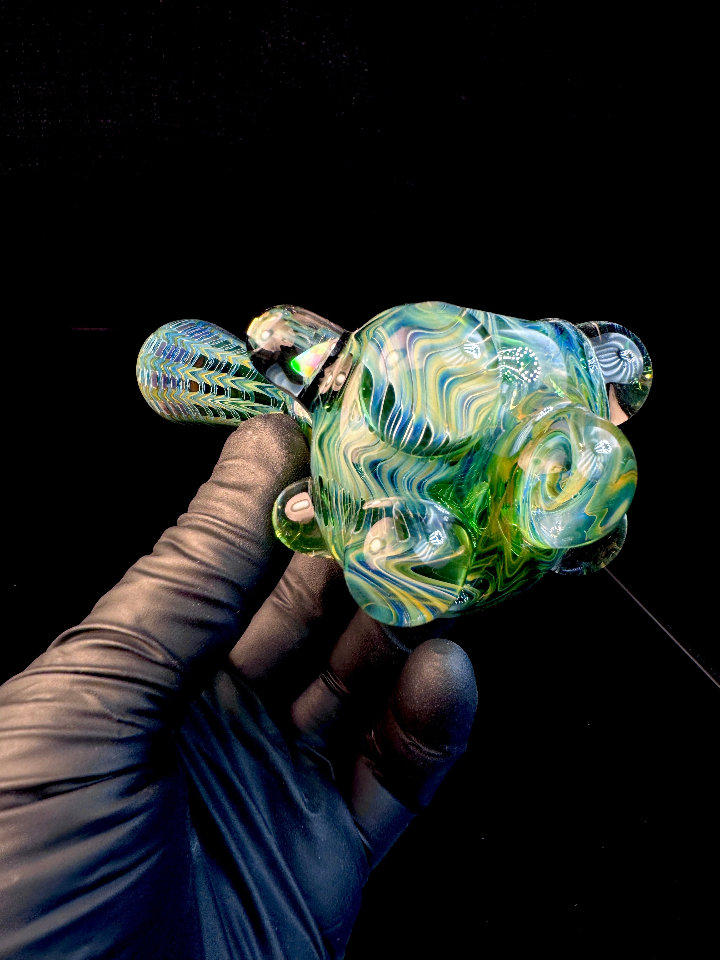 Jade dark web opal spoon