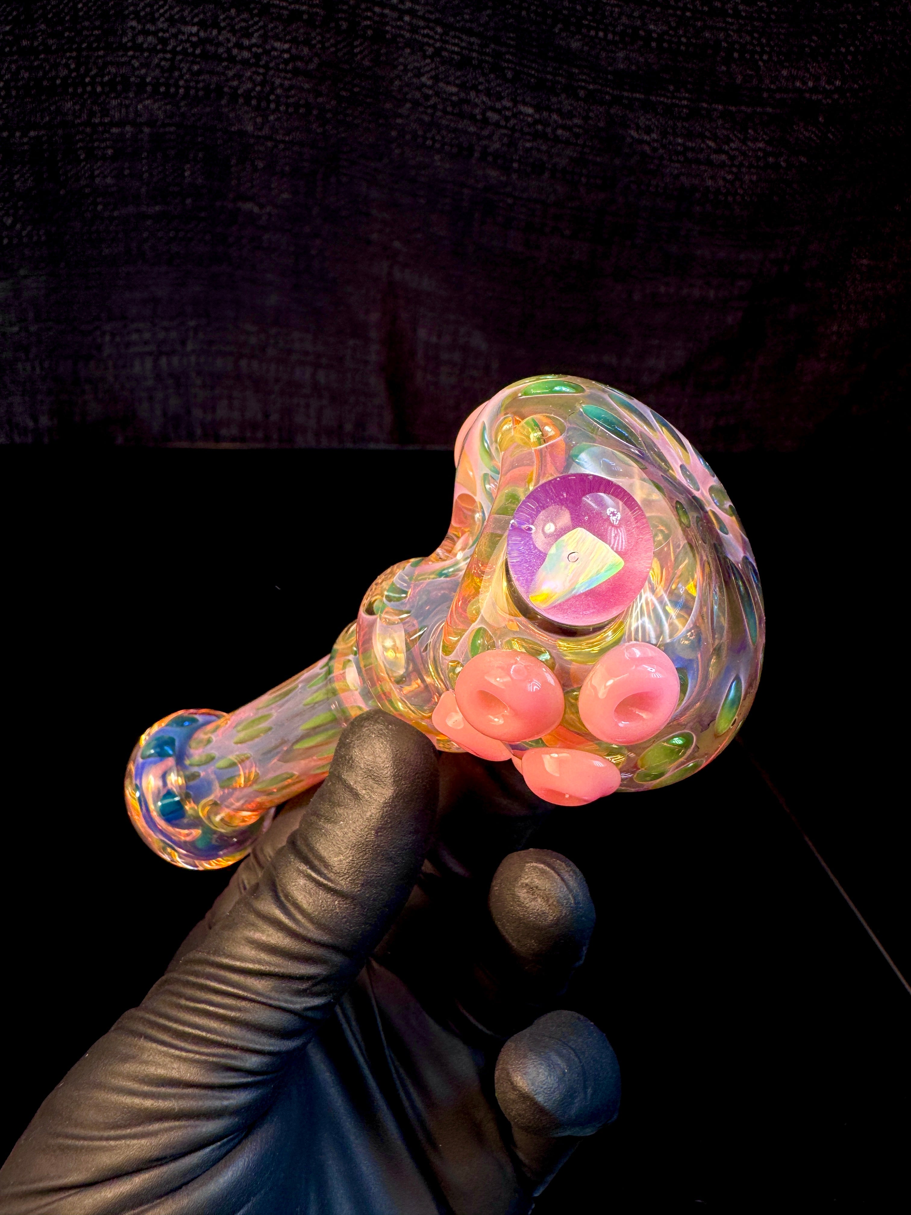 Gold Fume opal spoon x blush