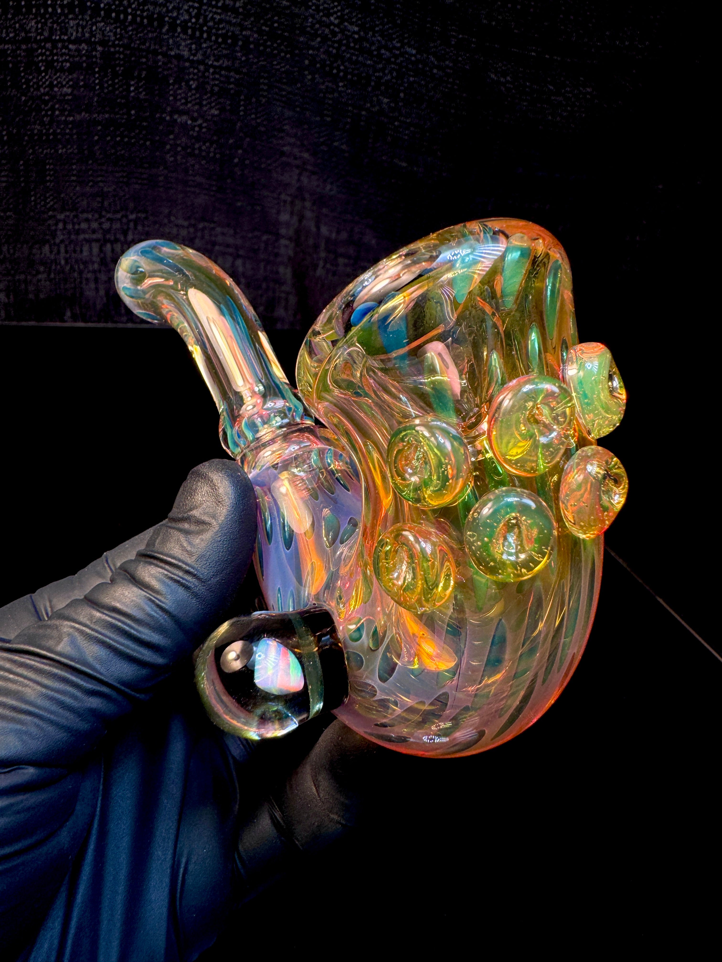 Gold fume x slyme opal lock