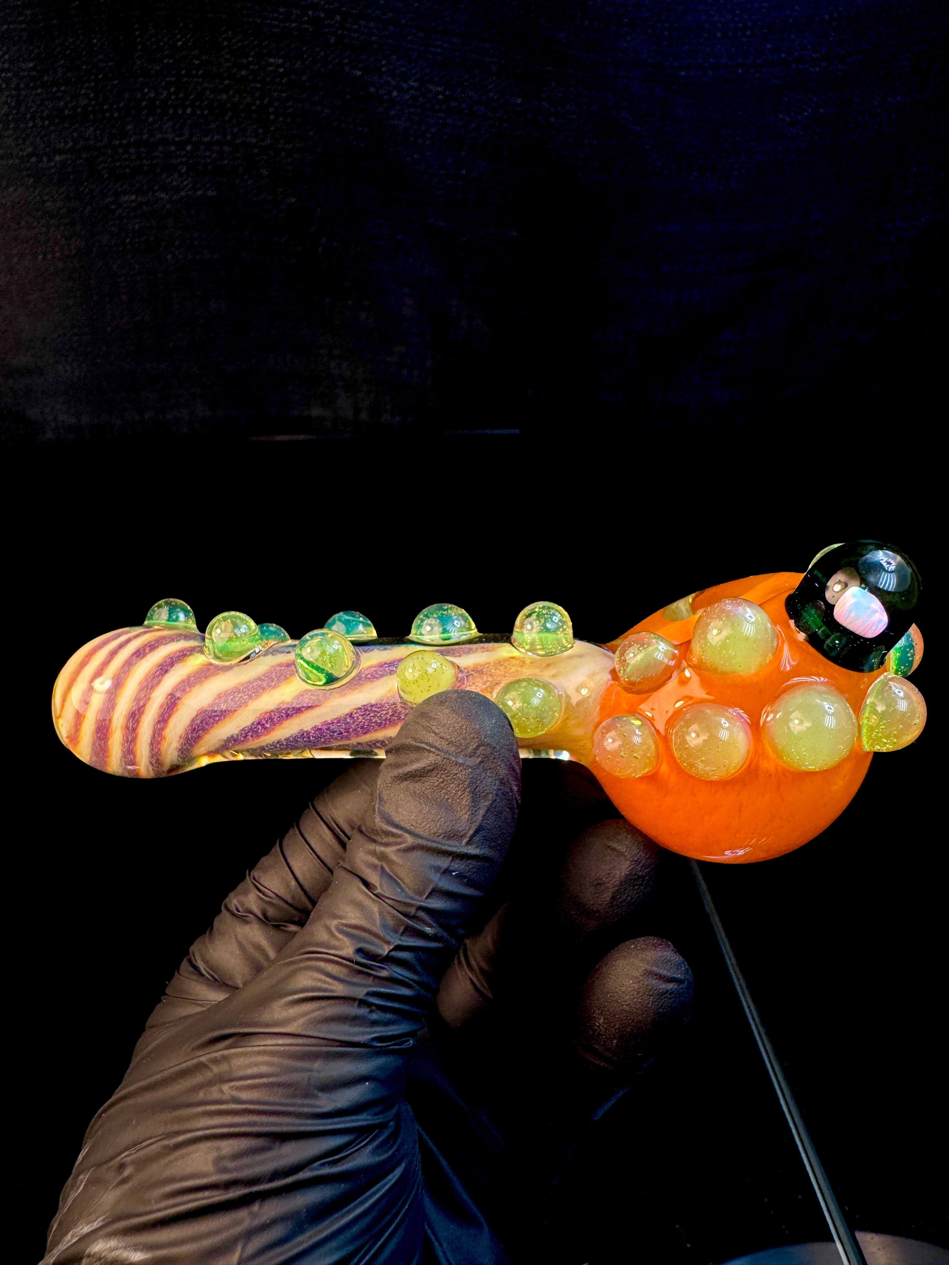 Lava x Fripidy striped opal pipe