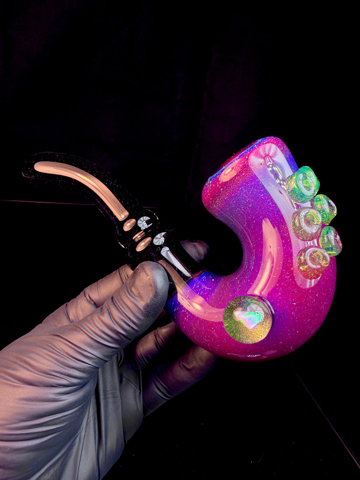 Midnight magenta x Jet black opal Sherlock