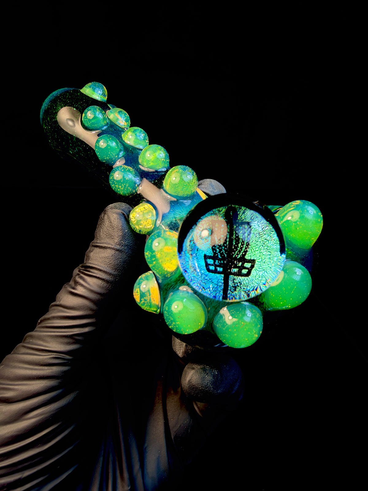 Dichroic disc golf spoon