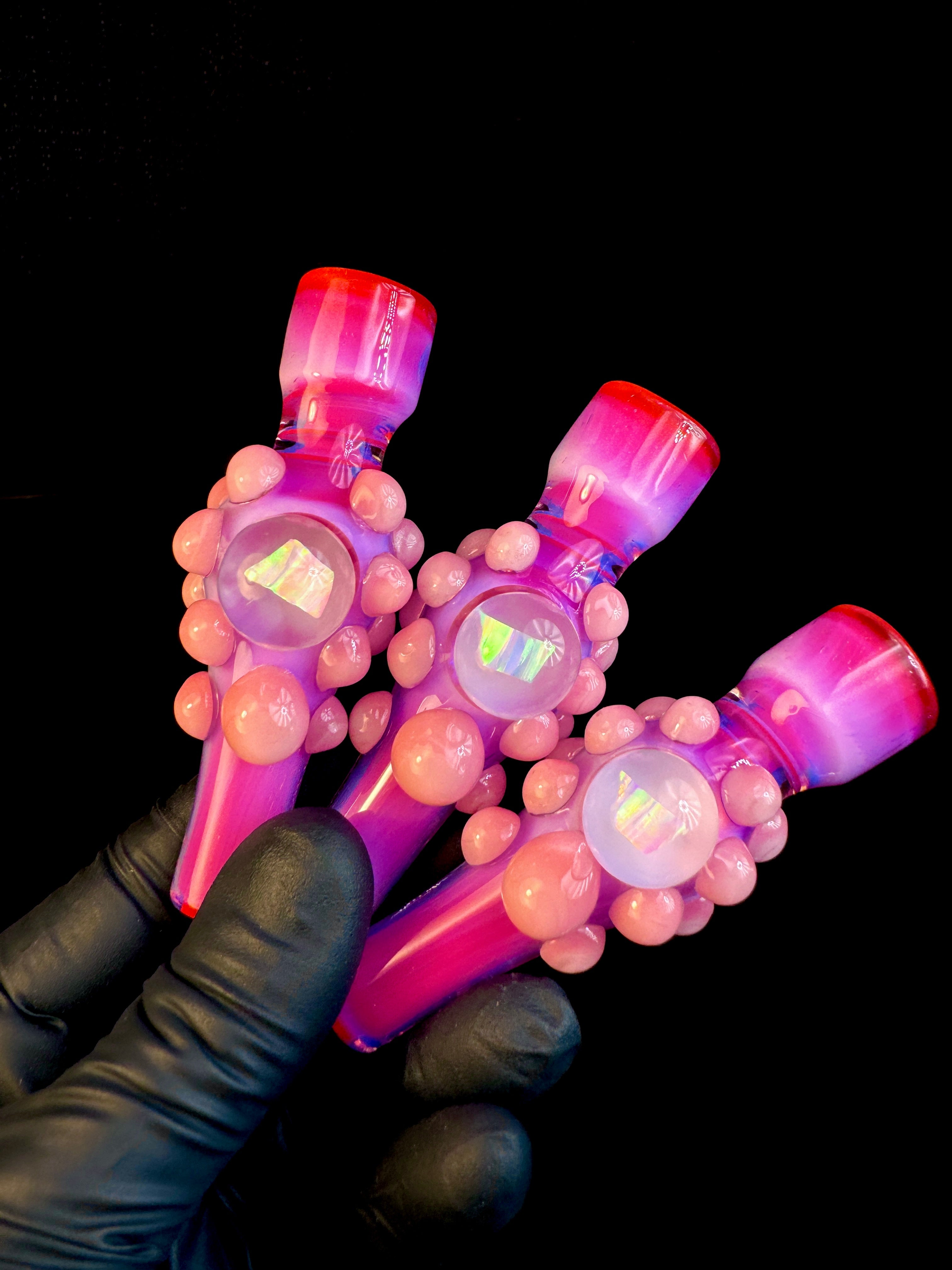 Flamingo x blush opal chillum