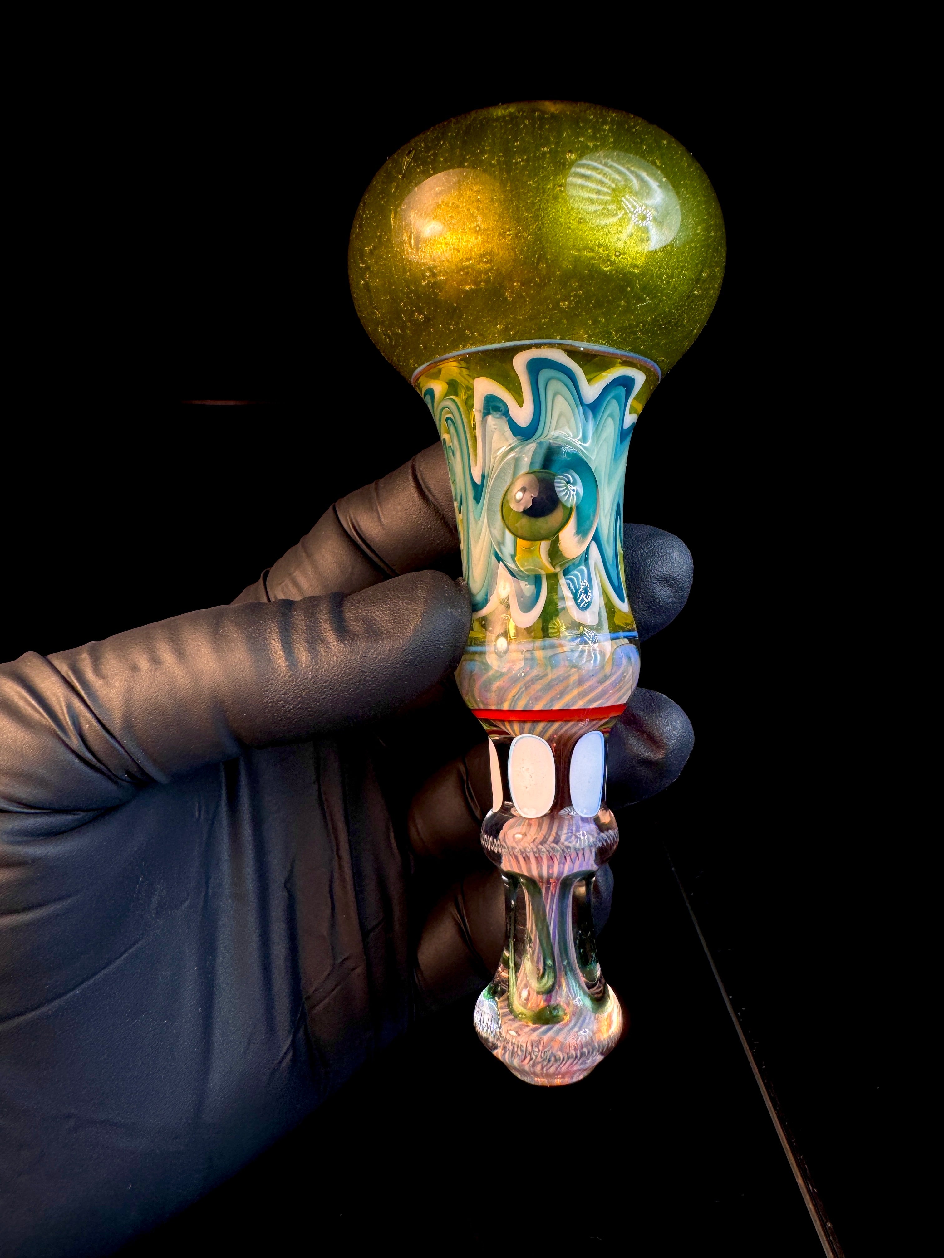 Ice fade x Gold Fume Push Chillum