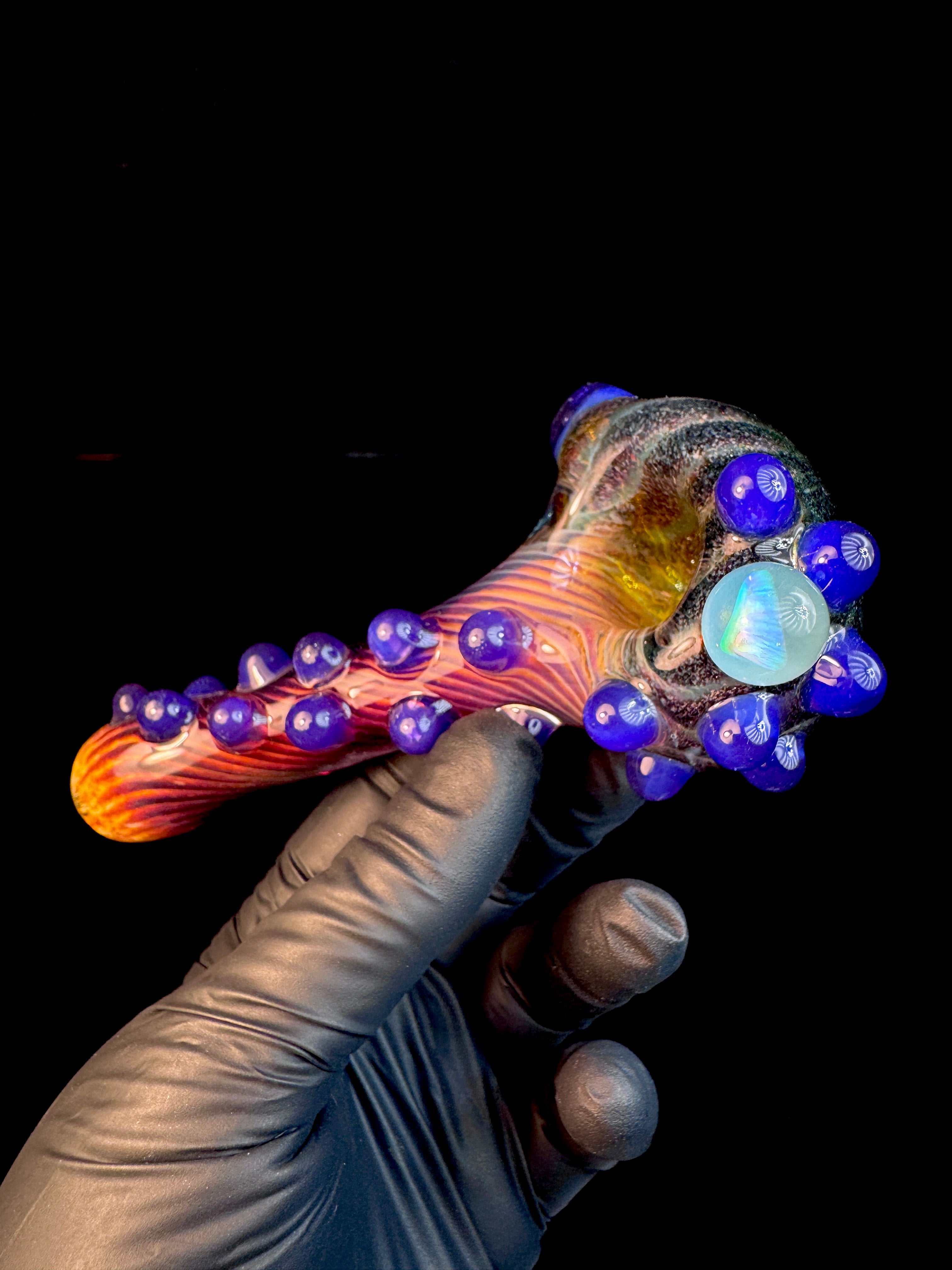 Nebula x burnt fire Striped Opal Pipe