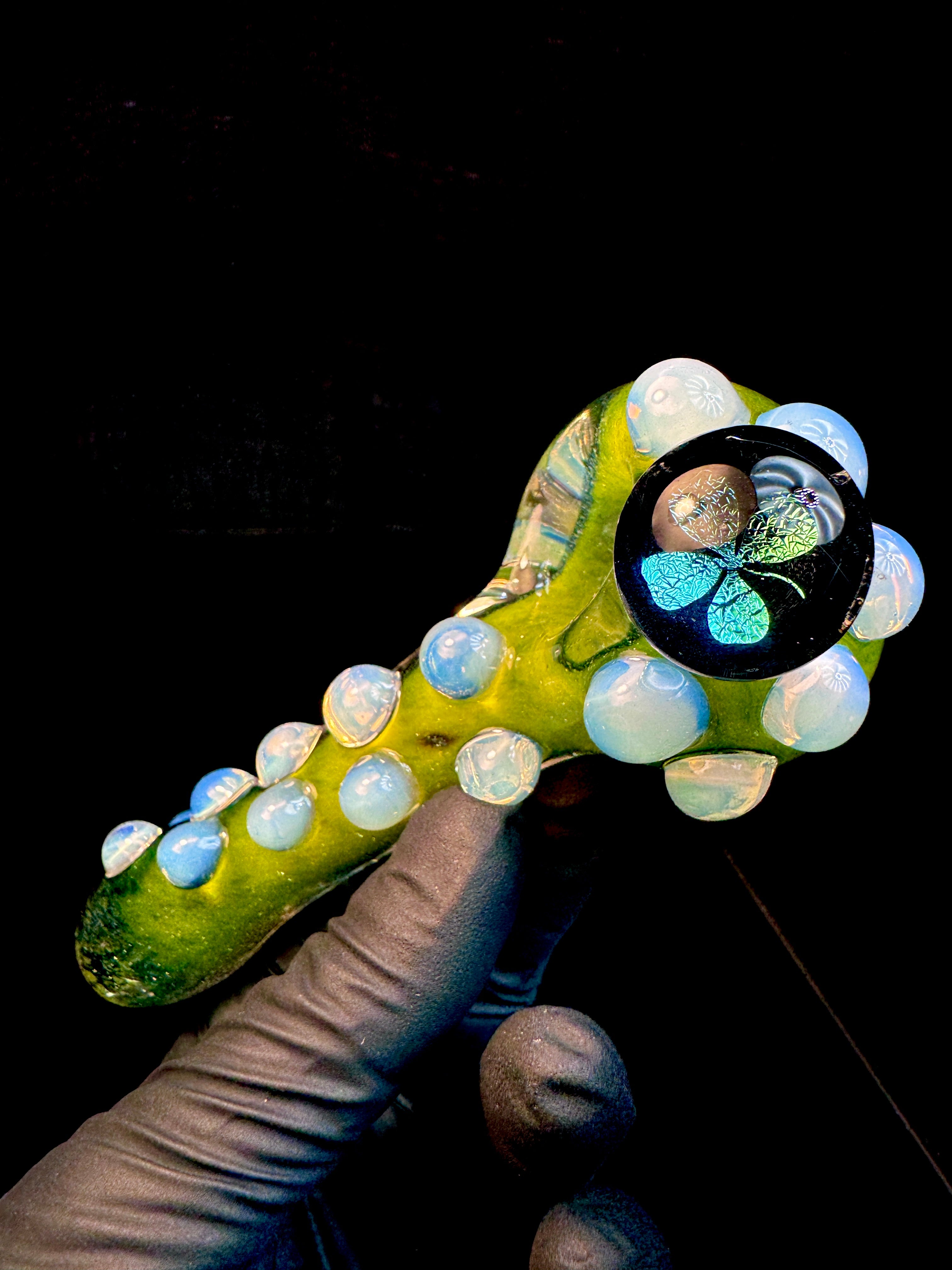 Dichroic clover spoon
