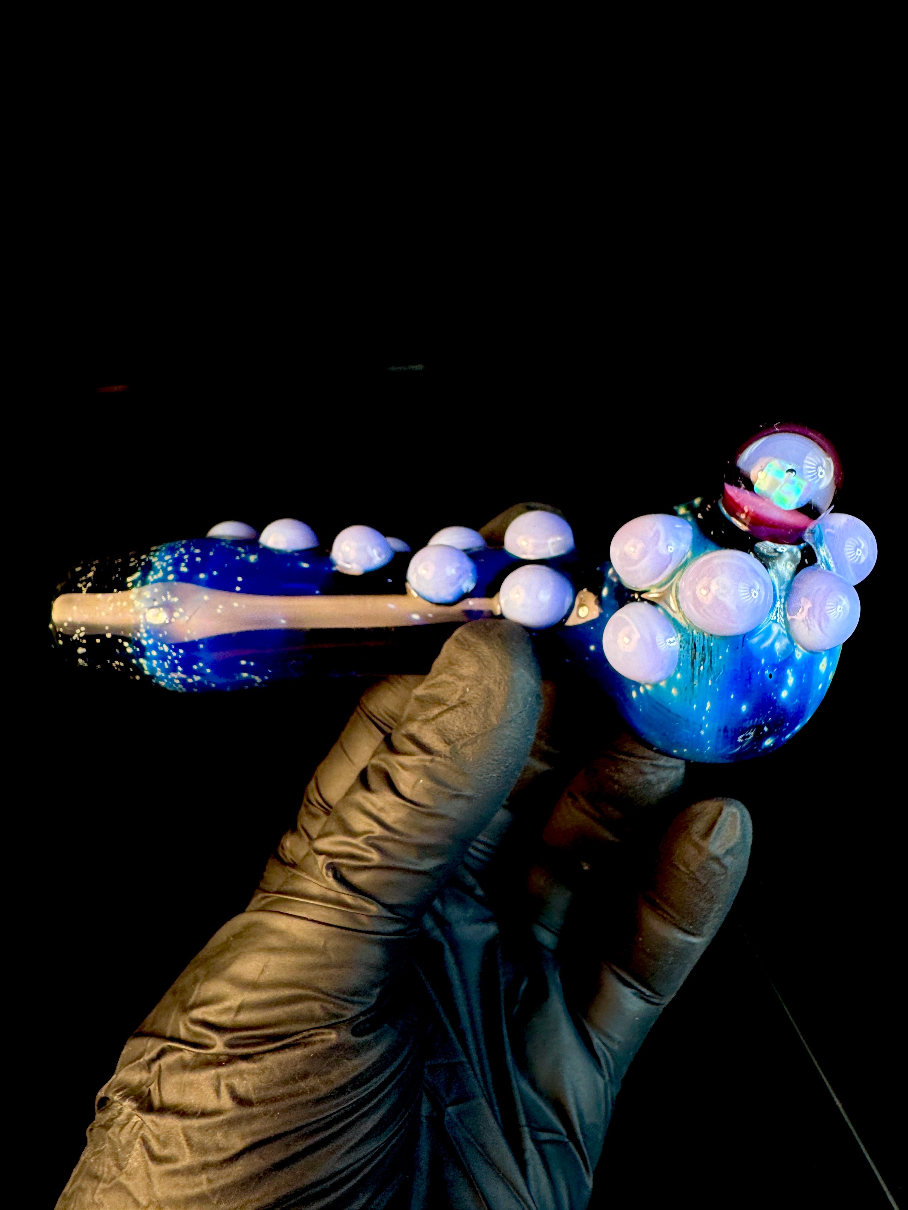 Milky purple x Starry night opal pipe