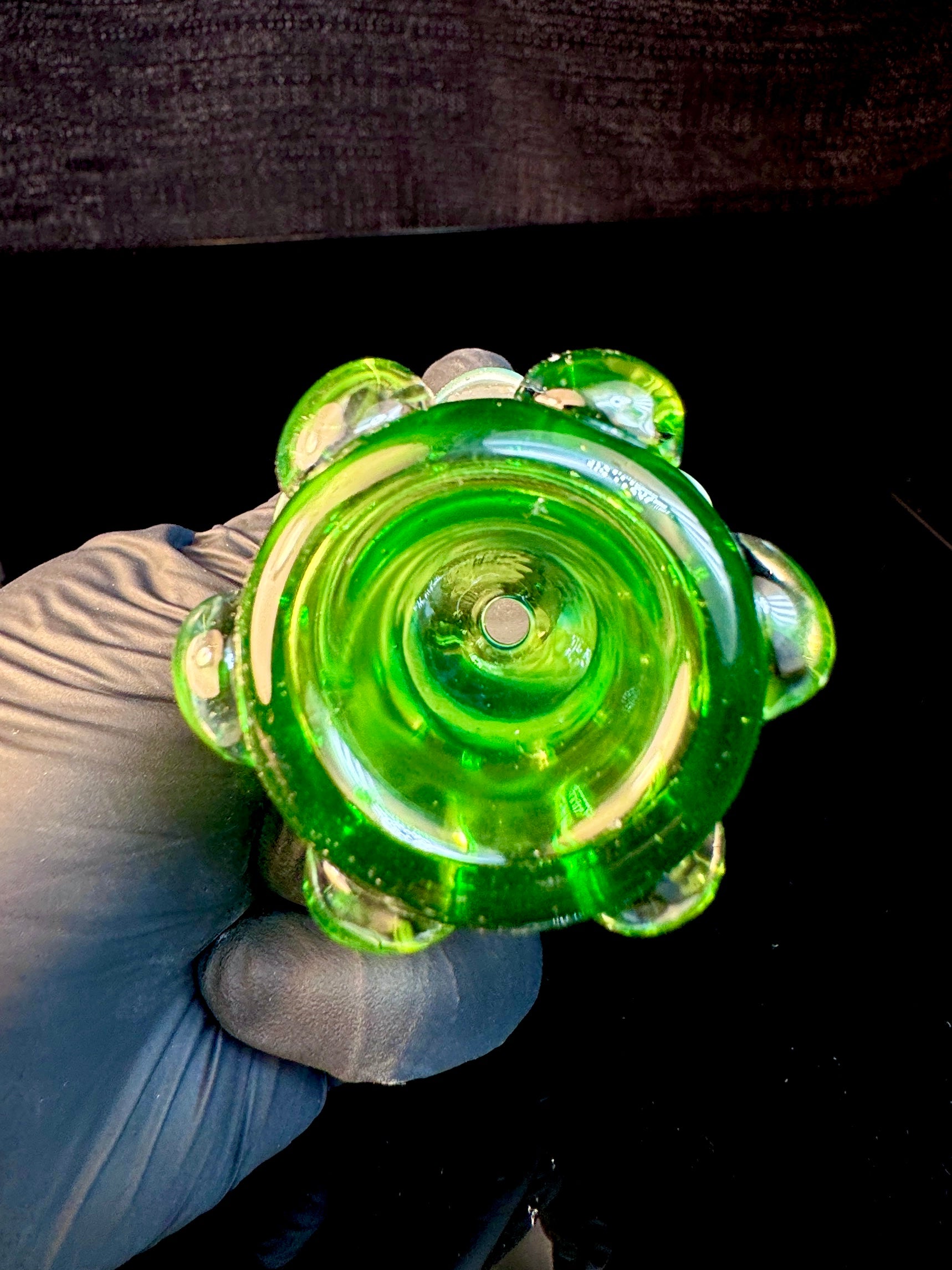 19mm pdx green x ice fade dot bowl