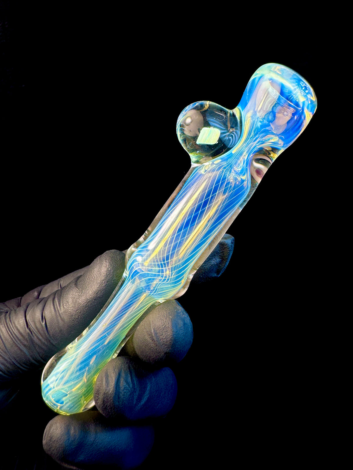 Contrax Silver fumed opal bat – HLGlass
