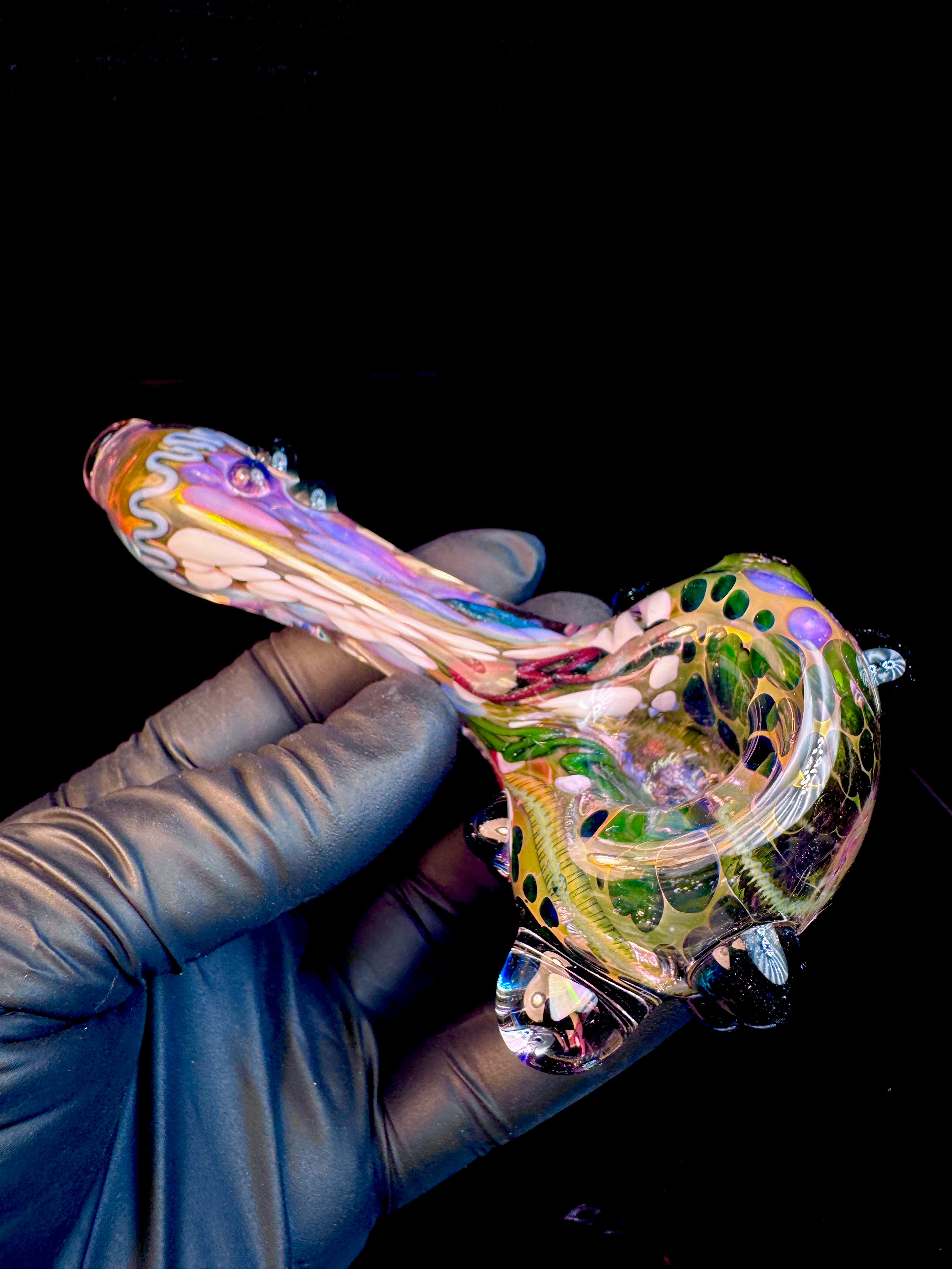 Gold fume x stardust Premo Fume Cane Spoon