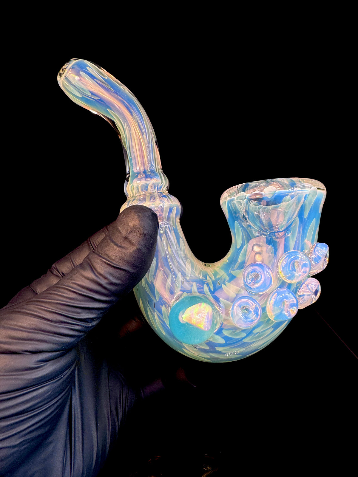 Silver fume x Secret white opal sherlock