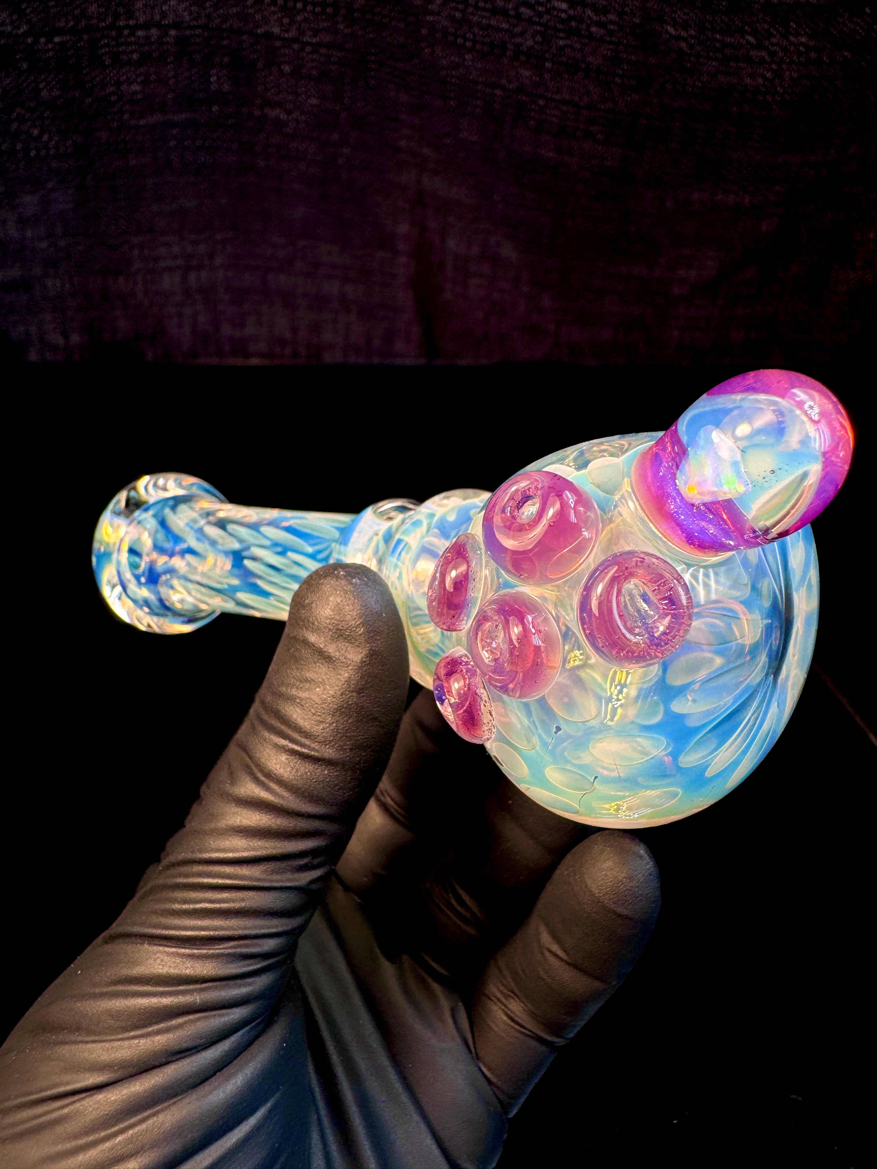 Silver Fume opal spoon x stargazer