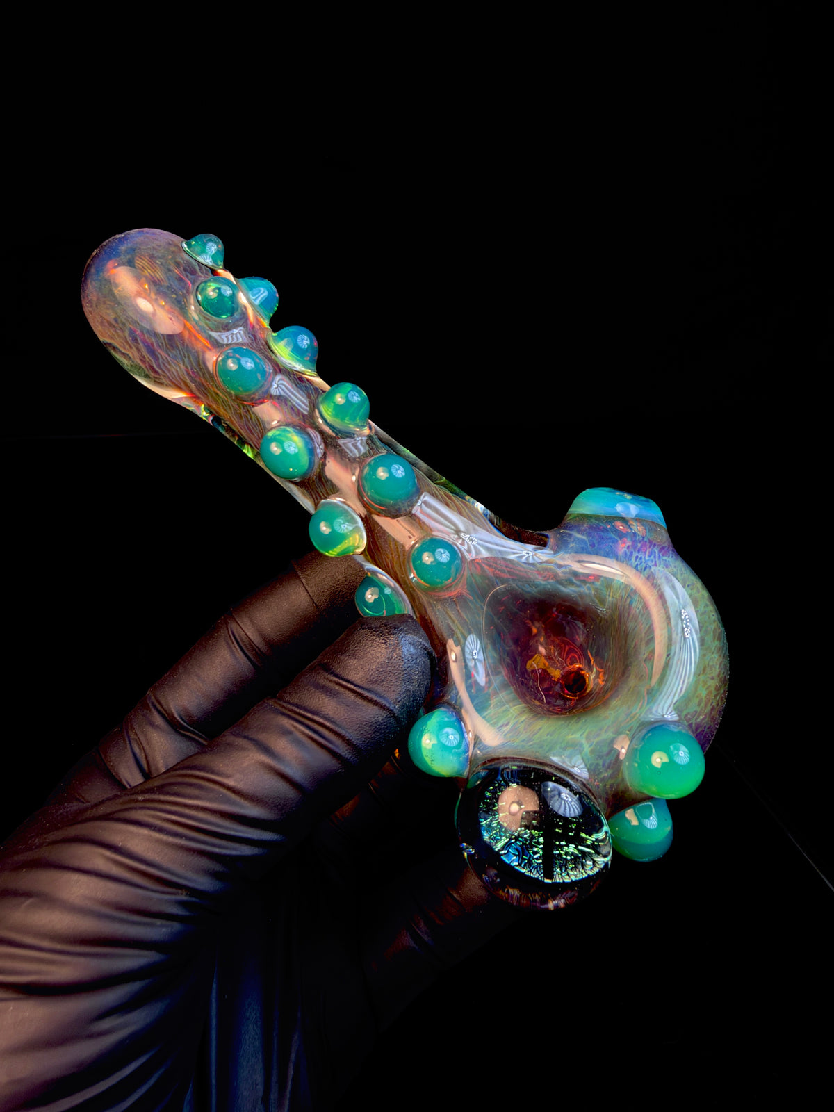 Dichroic disc golf spoon
