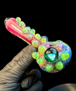 Red fade opal pipe