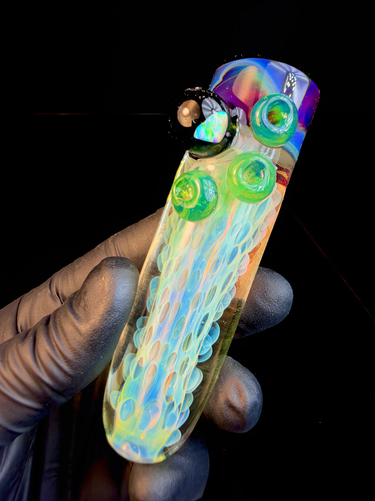 Fumed opal brickhouse chillum
