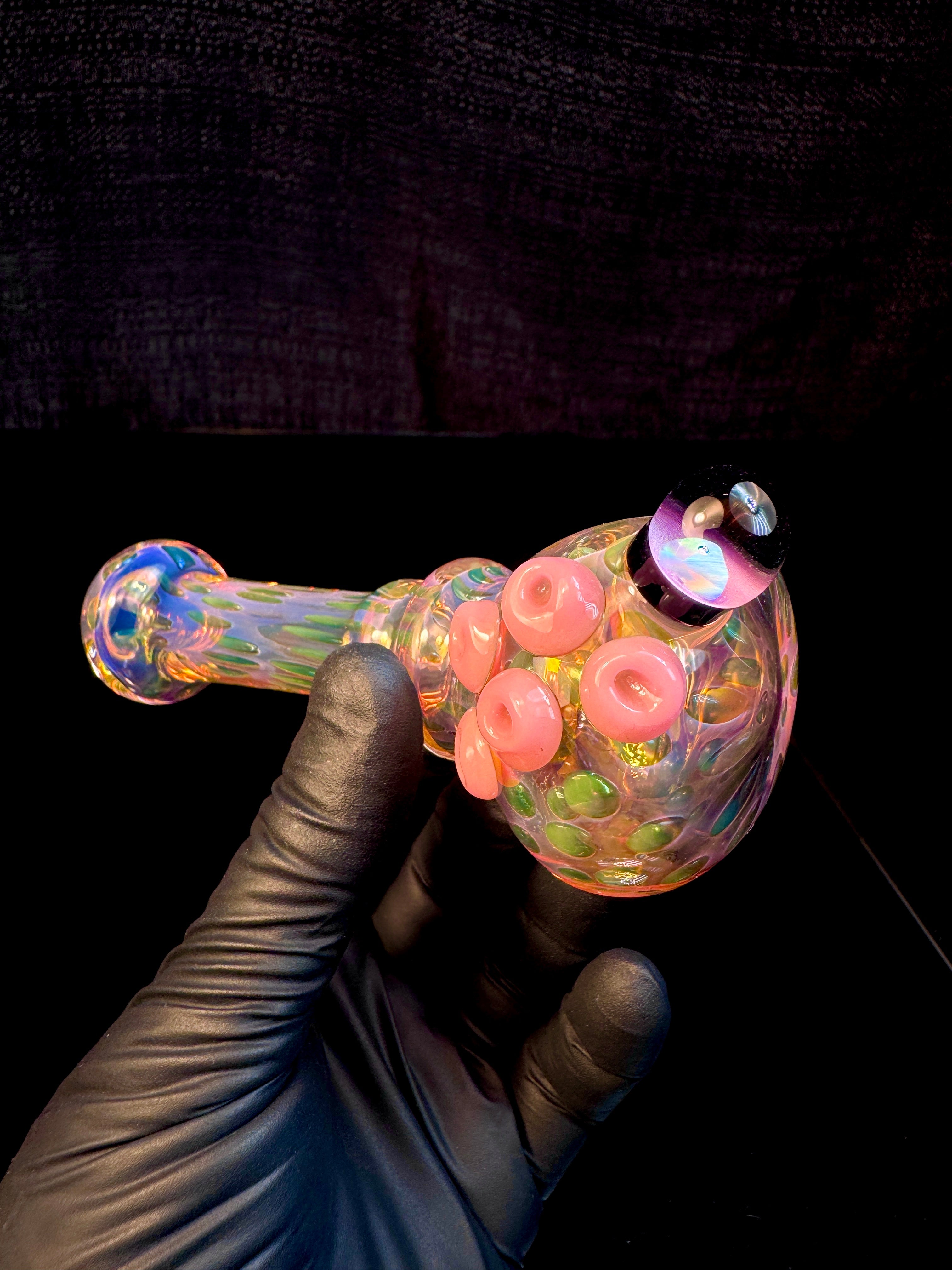 Gold Fume opal spoon x blush