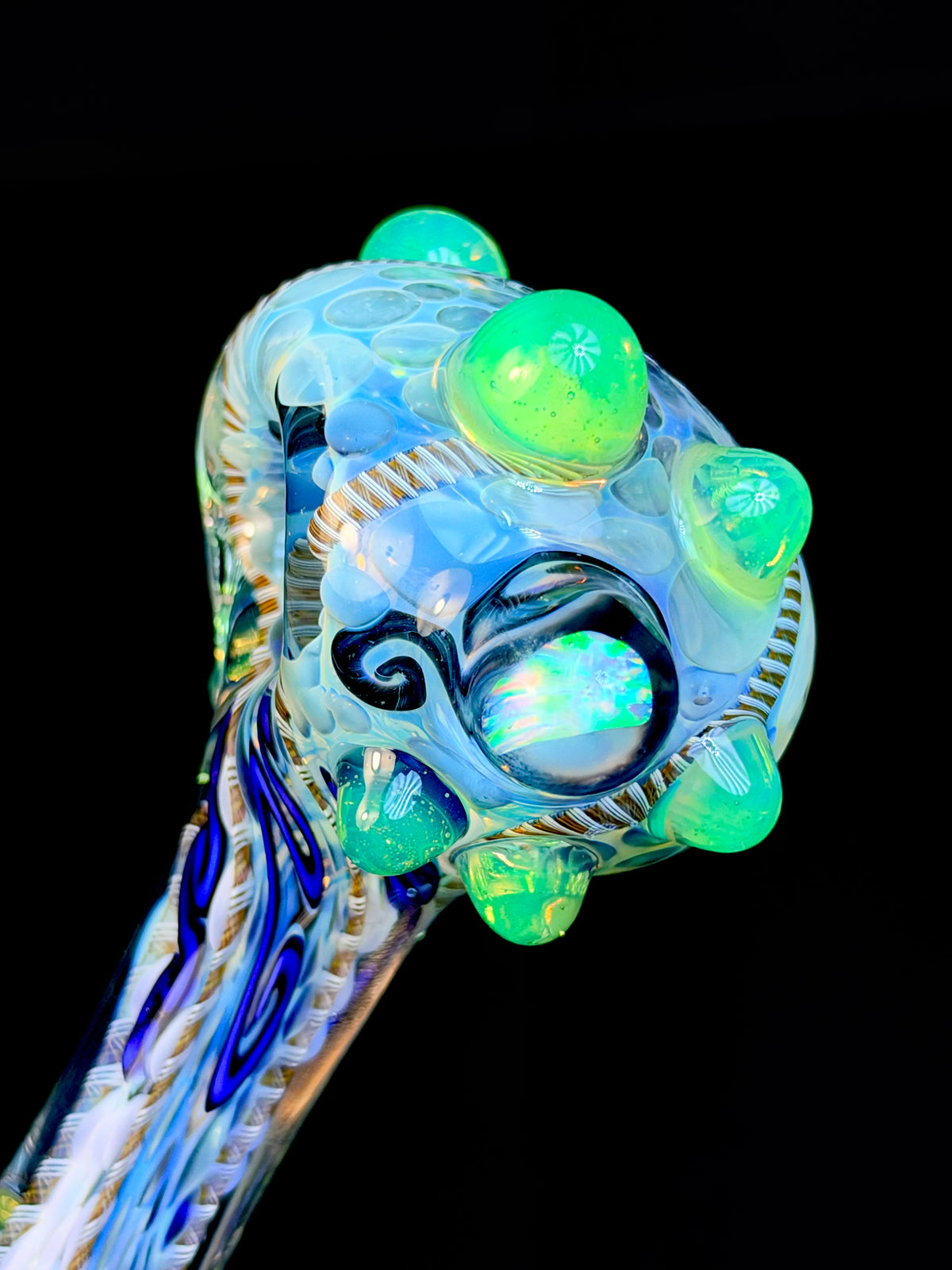 Slyme dot Silver Fume Premo Cane Spooon