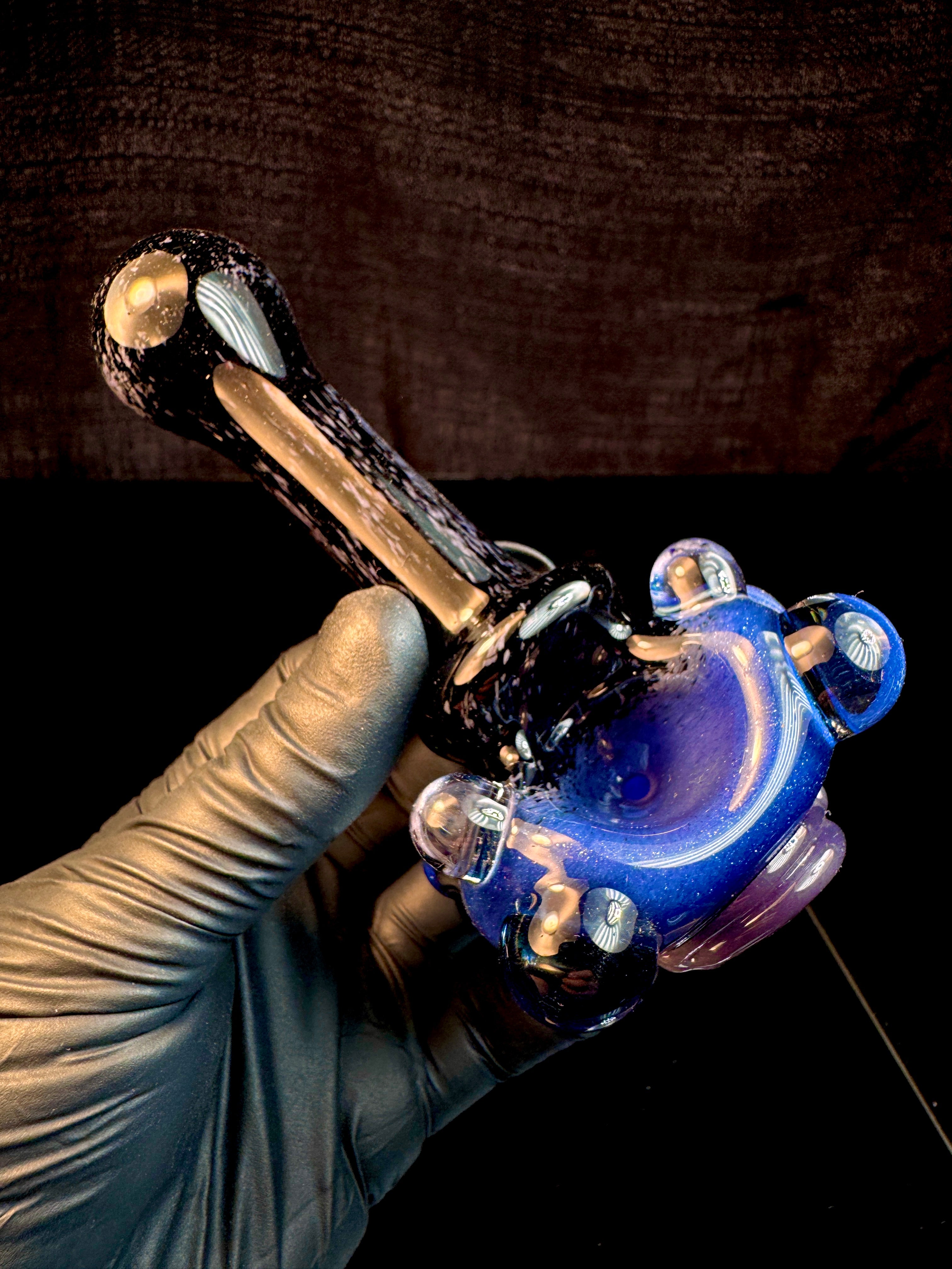 Purple urple x jet black eyeball monster