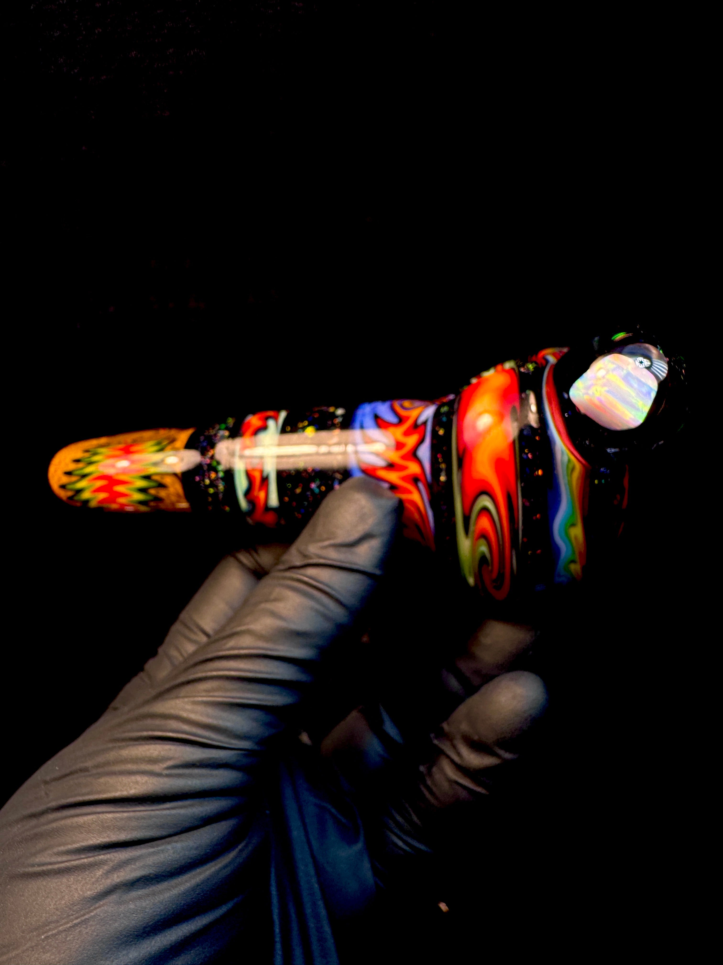 Wigwag opal pipe