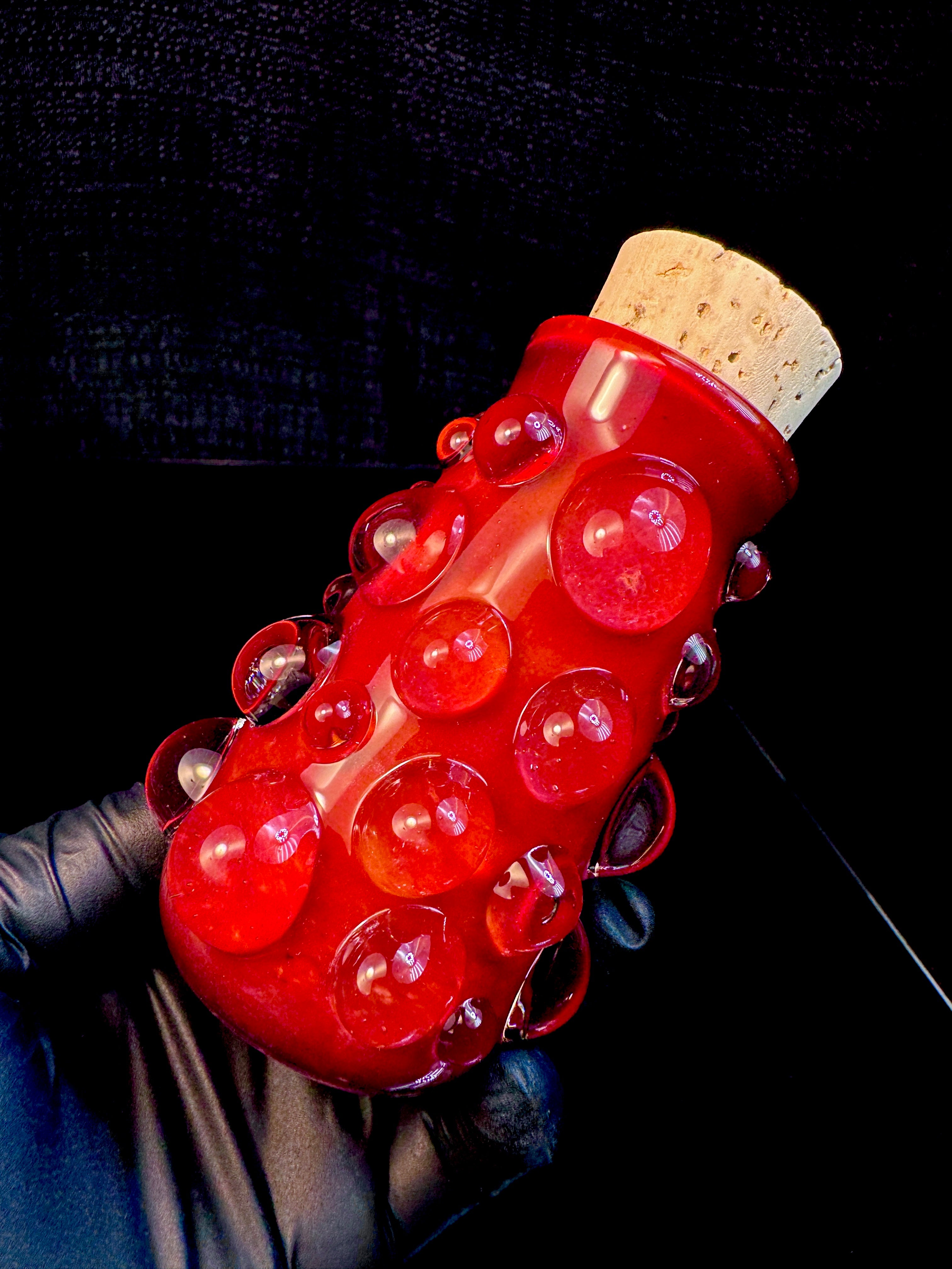 Cherry flat bottom nug Jar