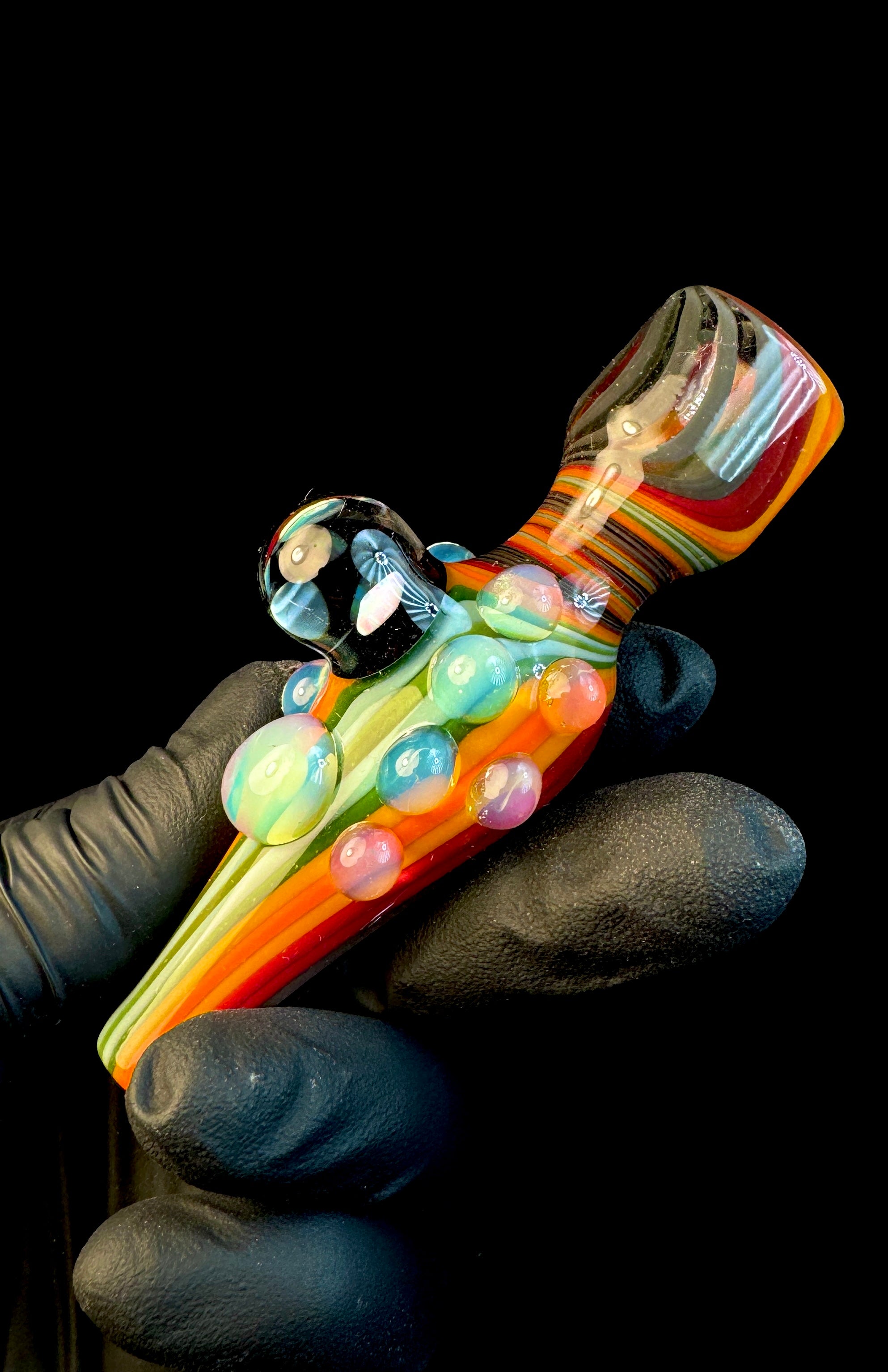 Carrot top opal chillum