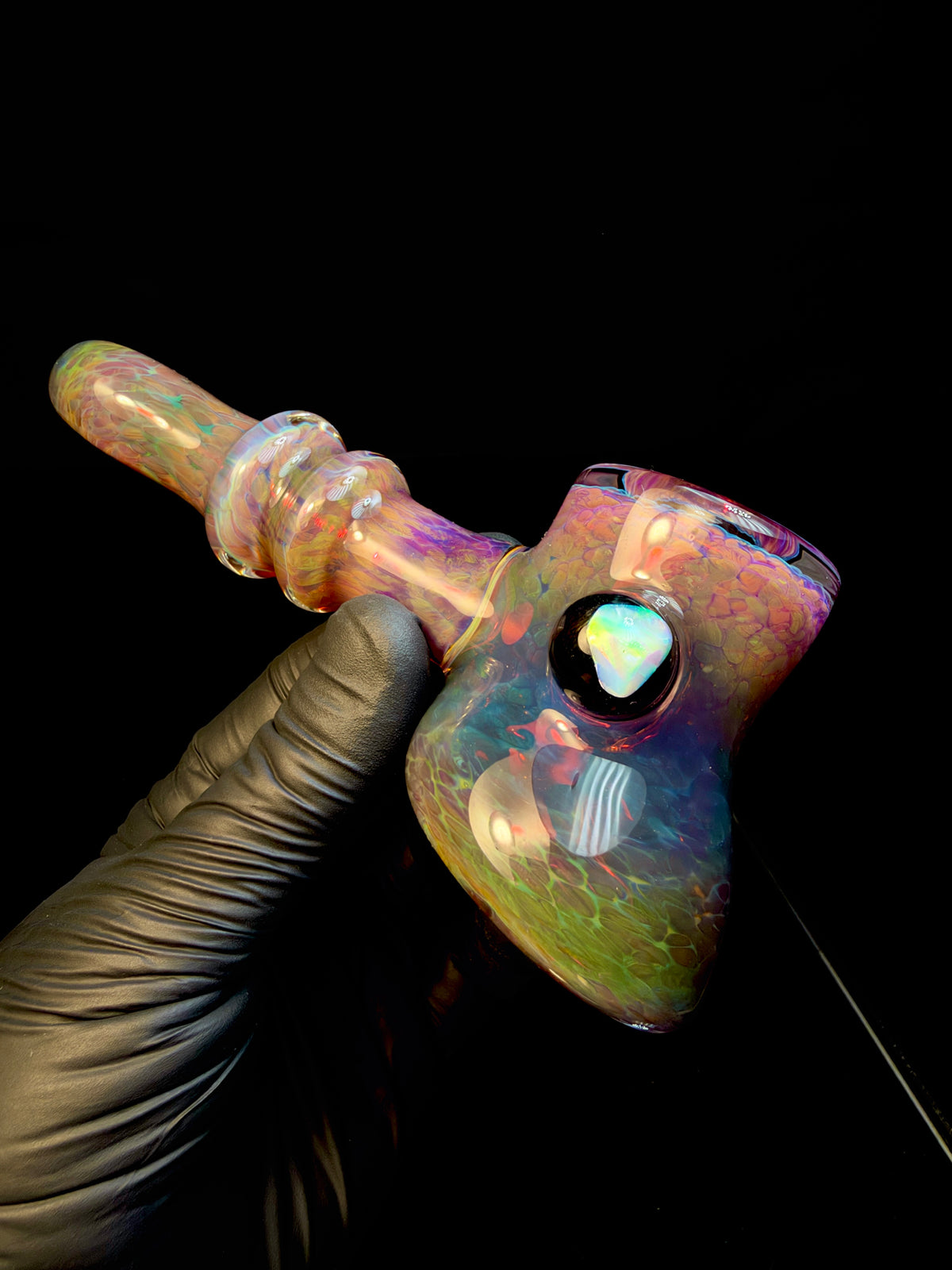 Burnt amber opal hammer
