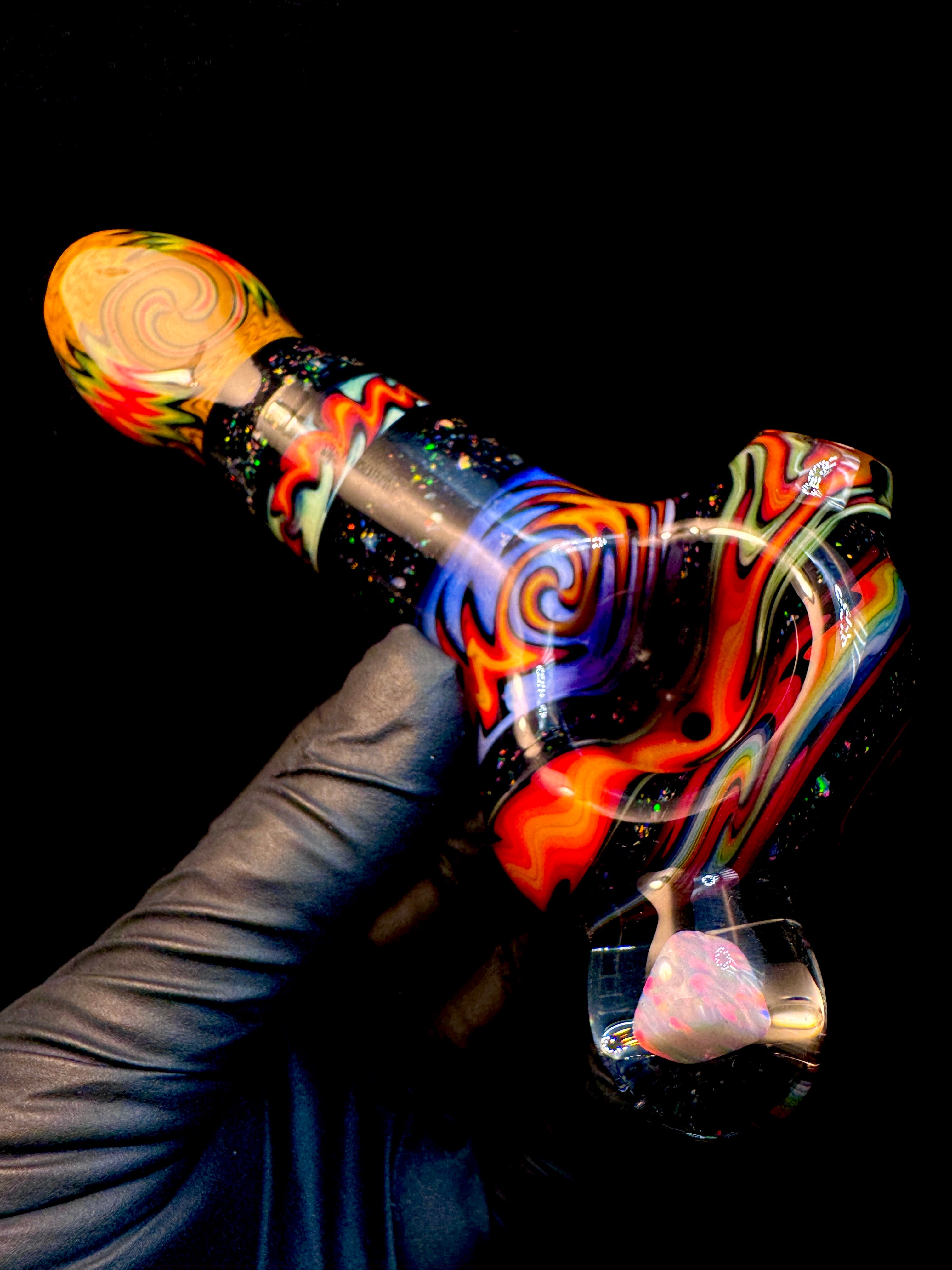 Wigwag opal pipe