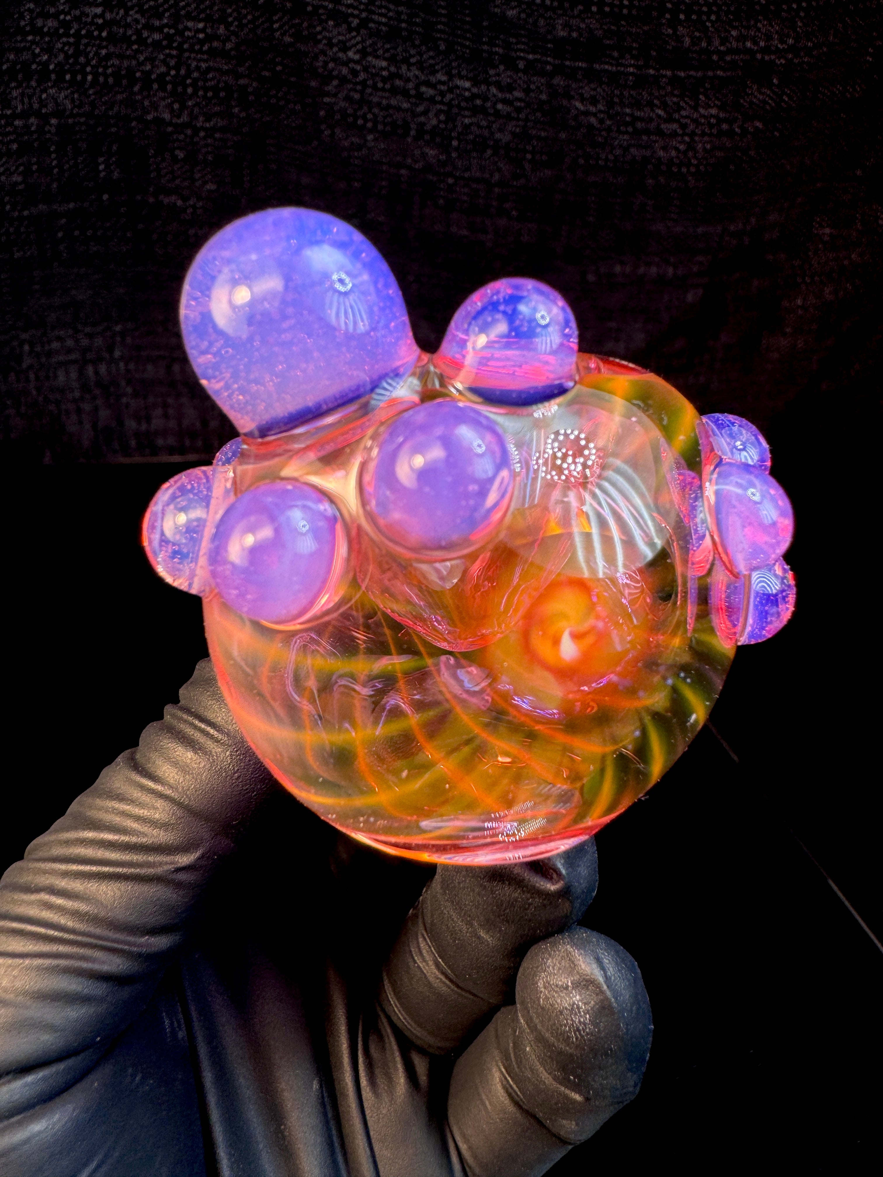Gold fume x pink slyme dot spoon
