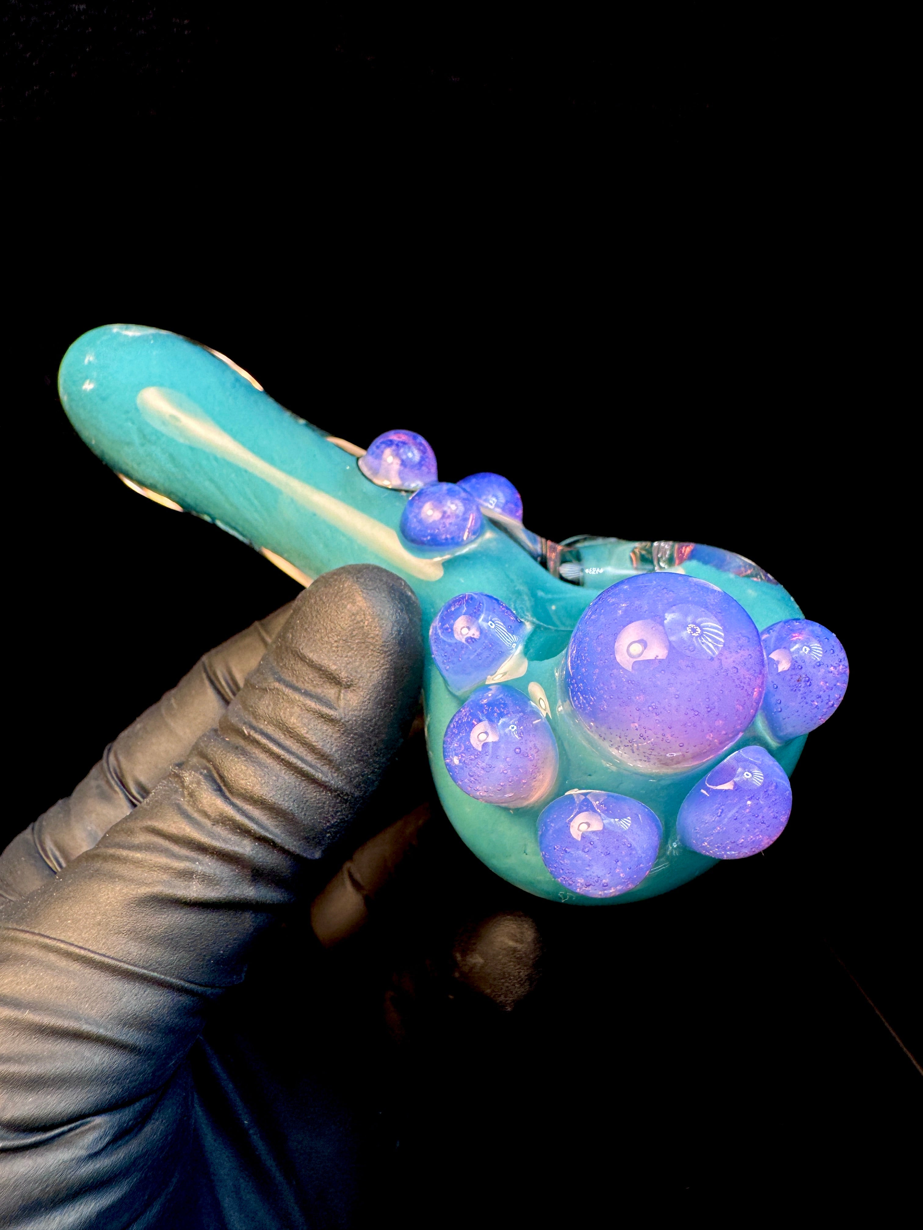 Aqua x pink slyme premium dot spoon