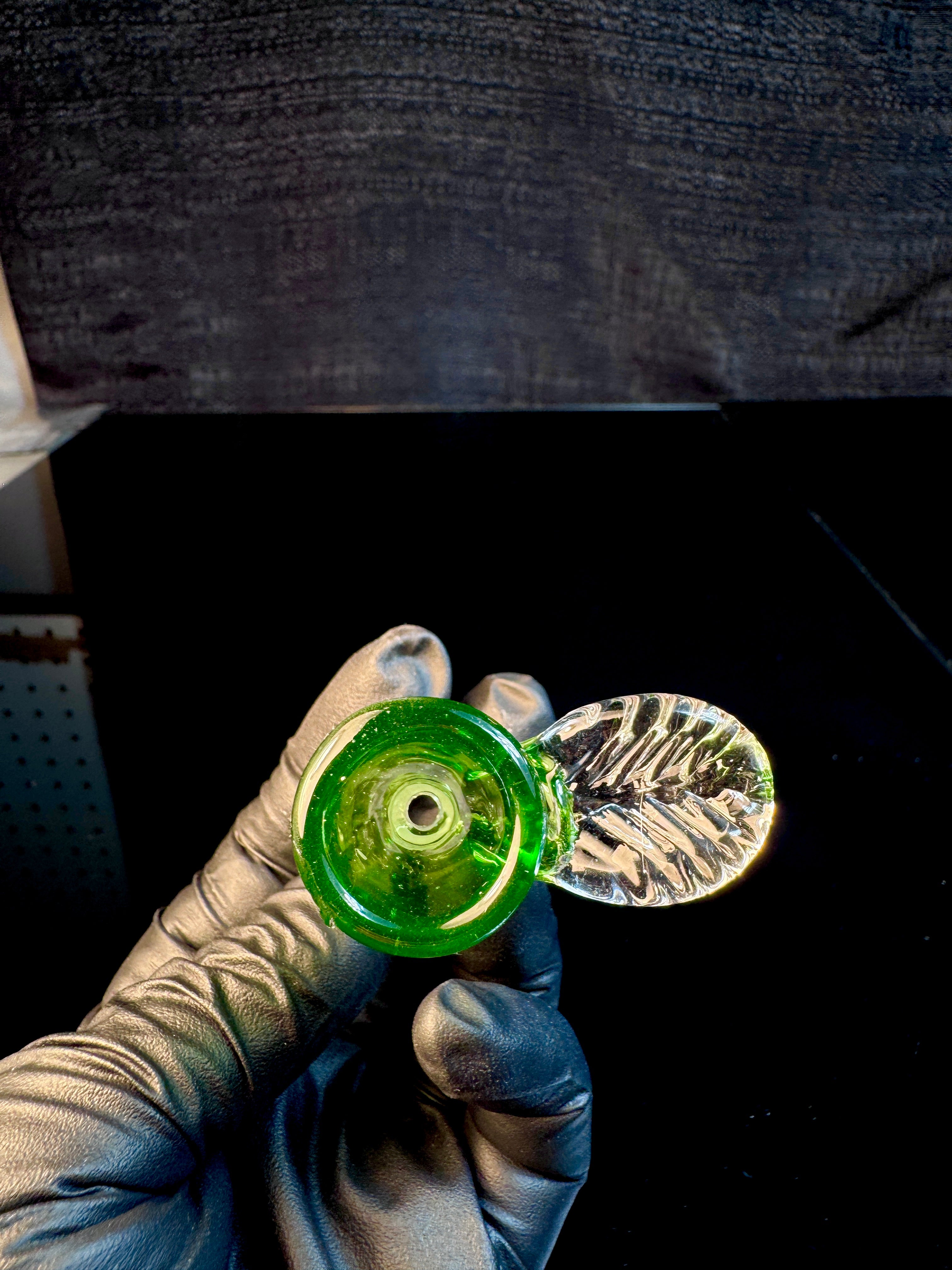 14mm Green stardust leaf bowl