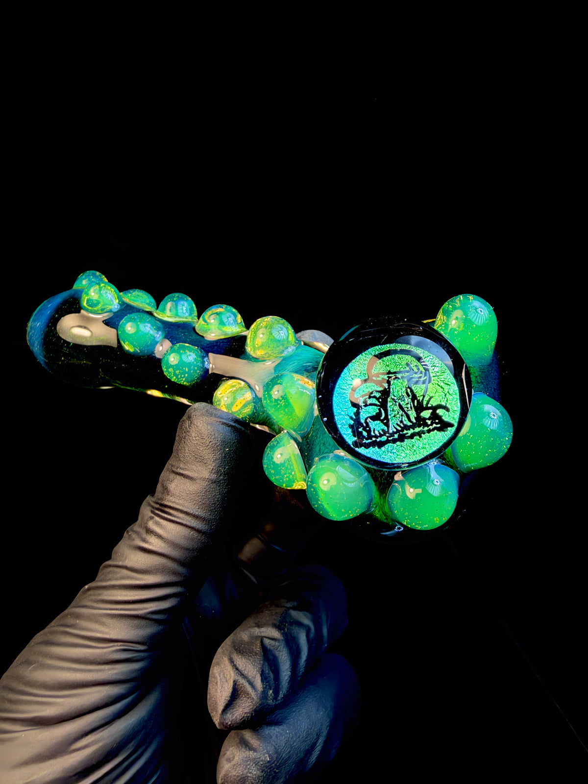 Dichroic mushroom spoon