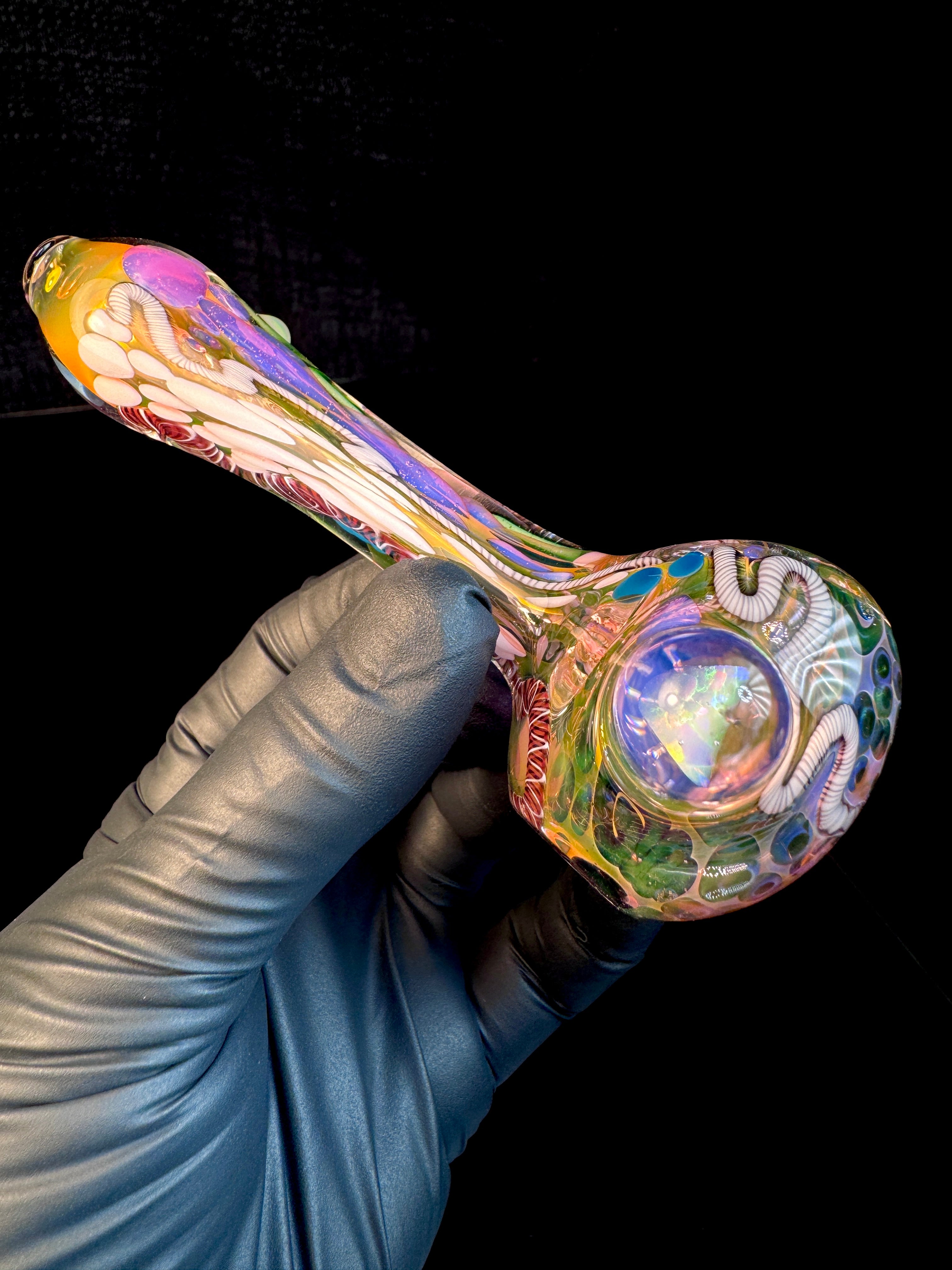 Milky Slyme Premo Fume Cane Spoon