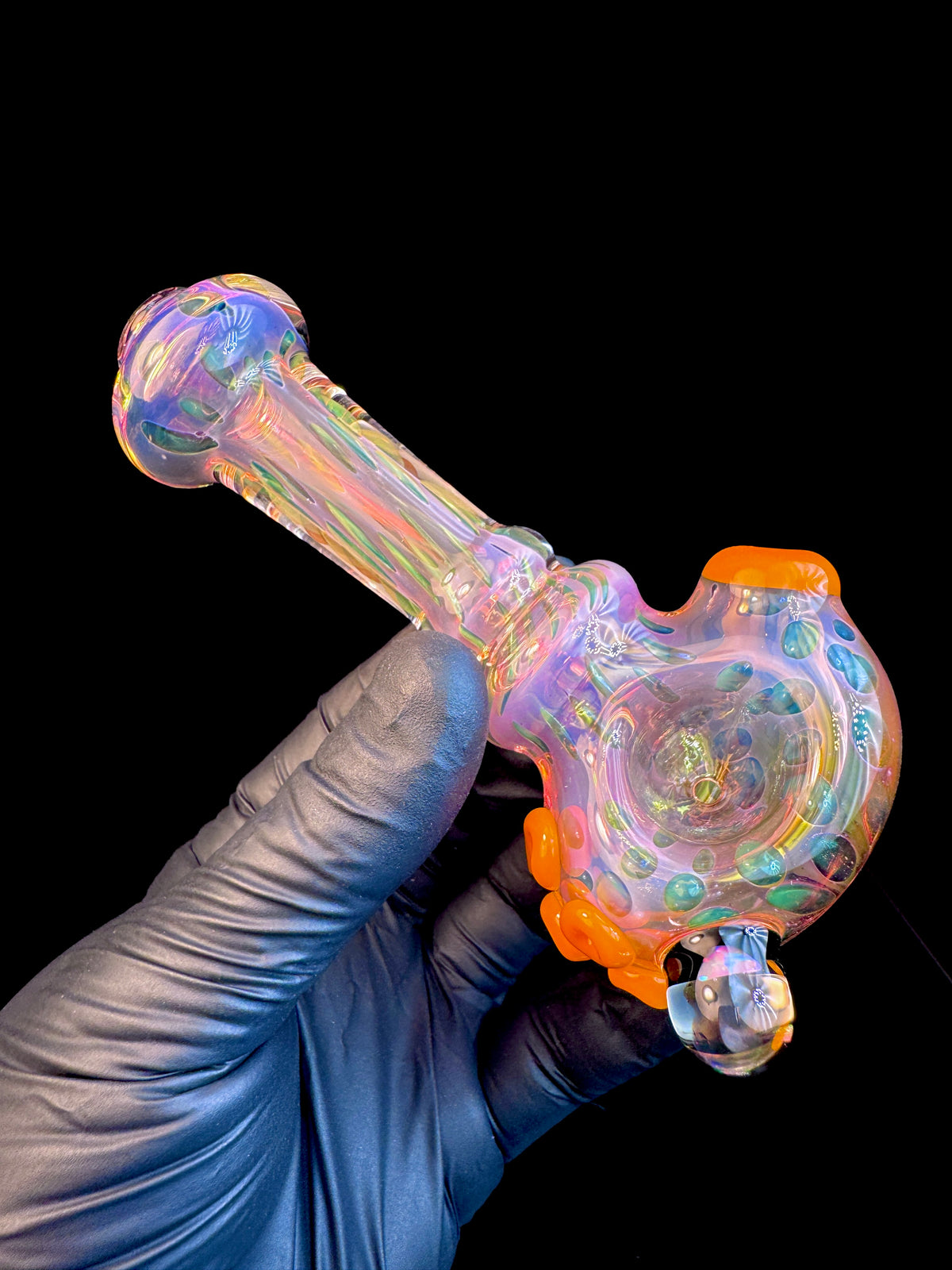 Gold Fume x Lava opal spoon