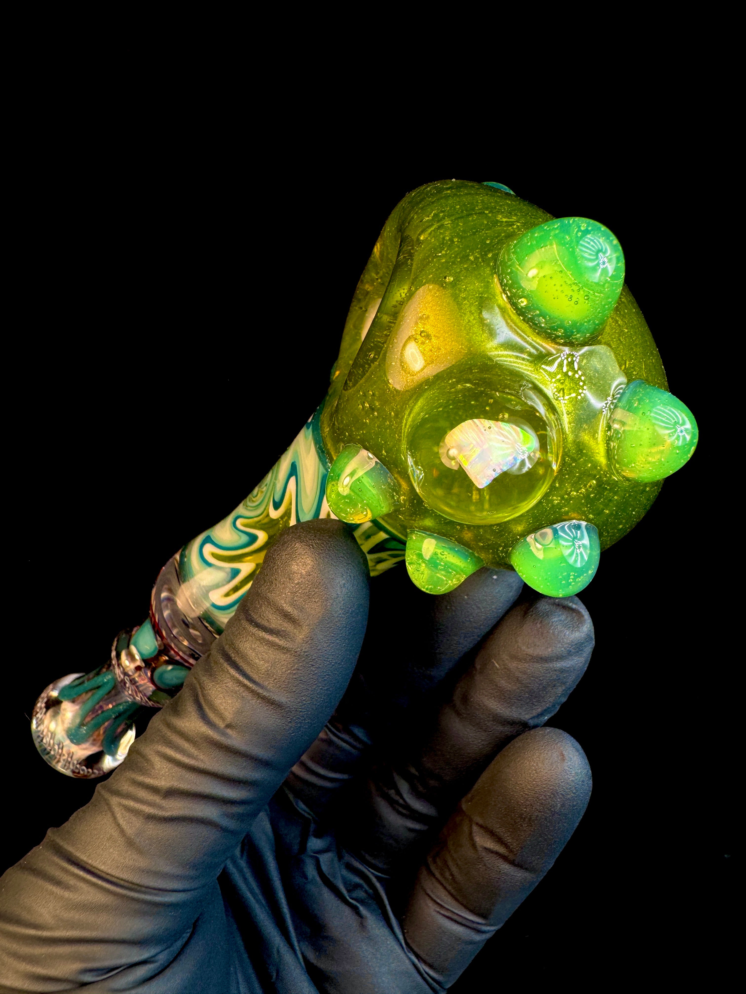 Silver moss x ice fade Wigwag Pipe