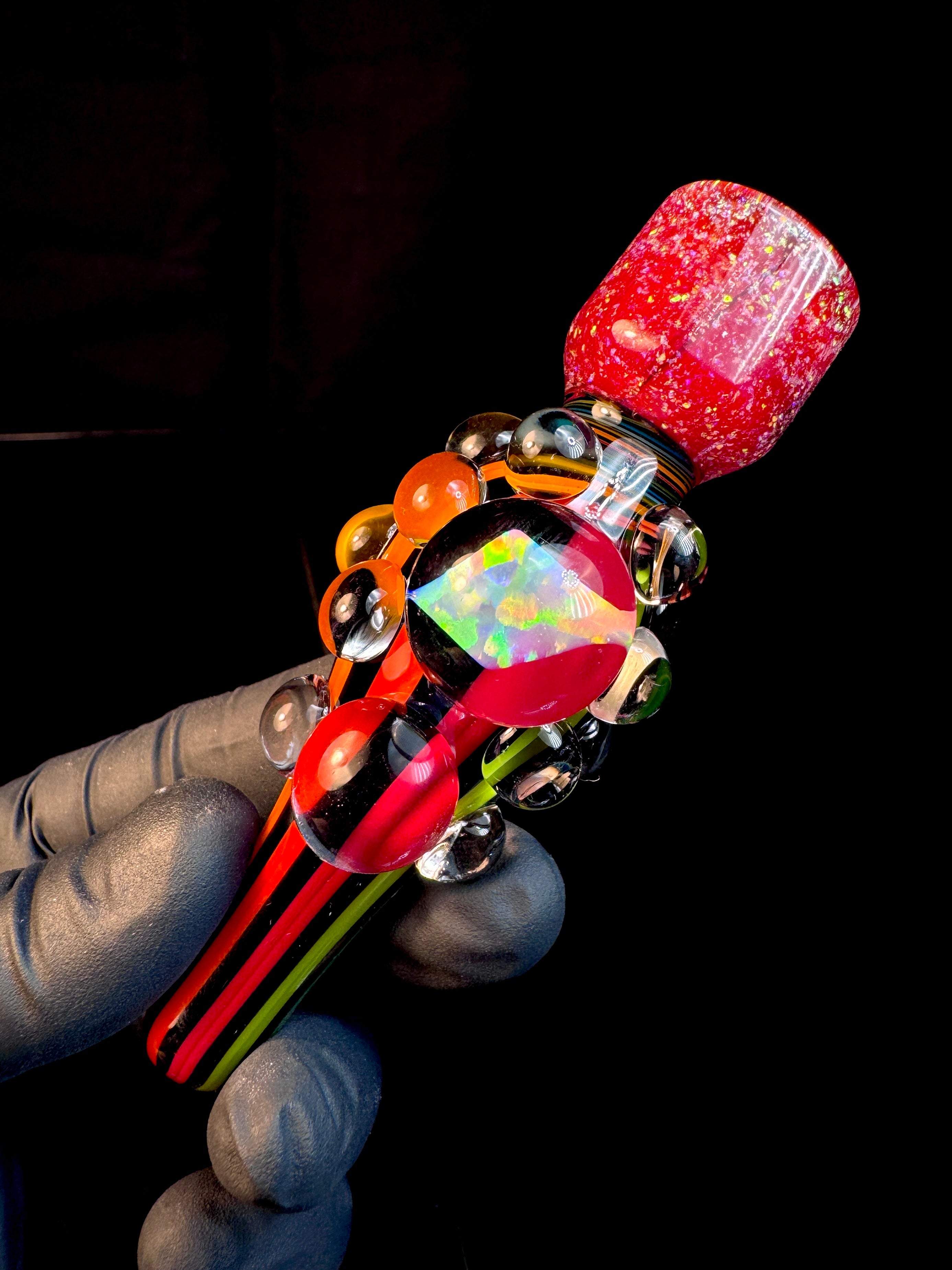 Black Rainbow x Cherry Cropal Chillum