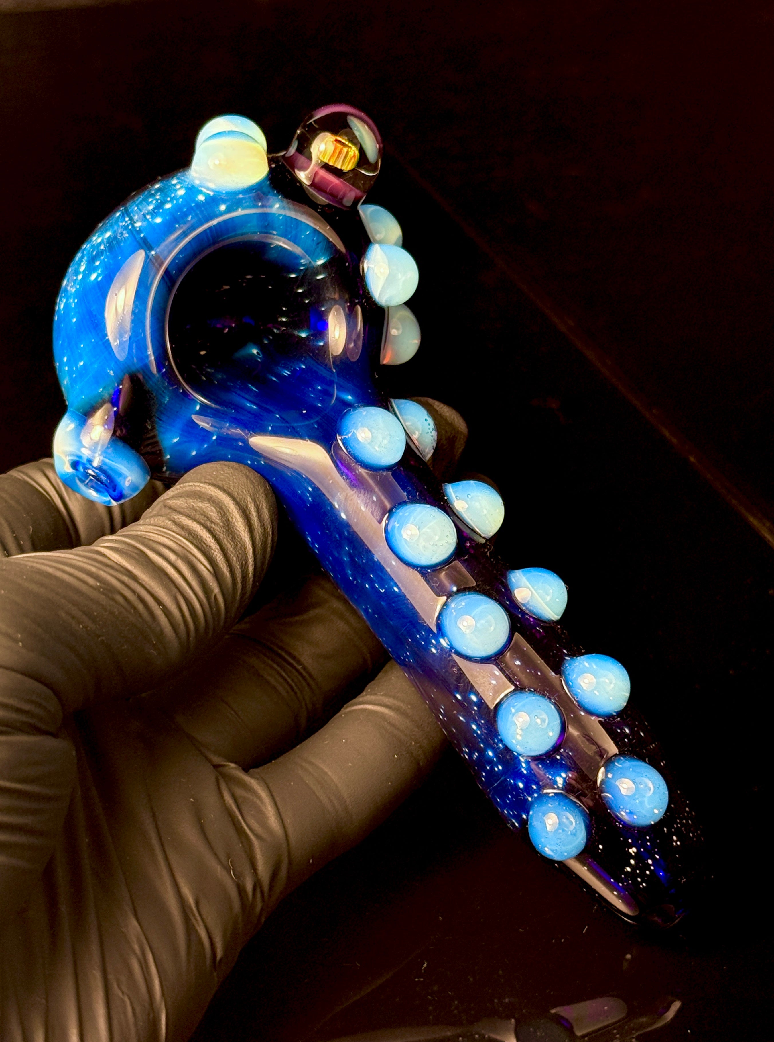 Secret white x Starry night dark opal pipe