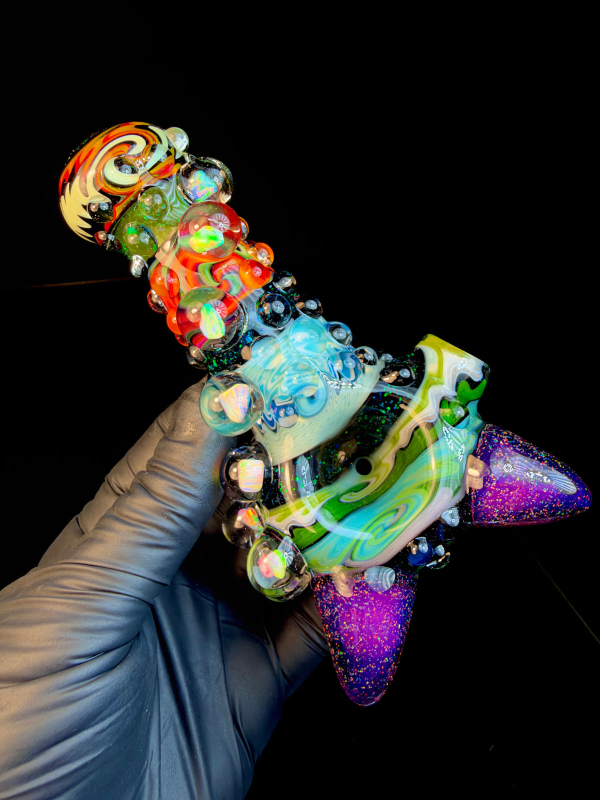 Kitty wigwag Opal pipe