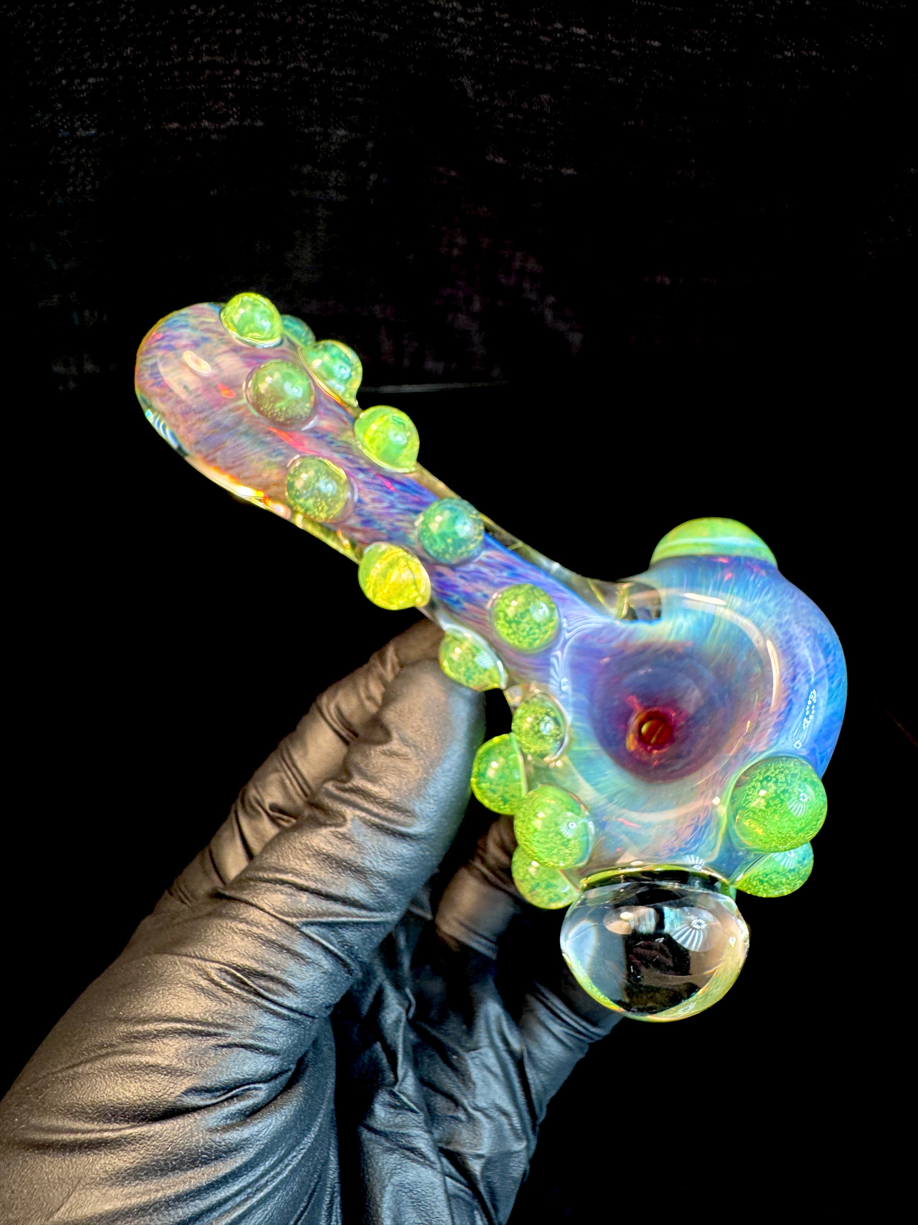 Dichroic Weed leaf pipe