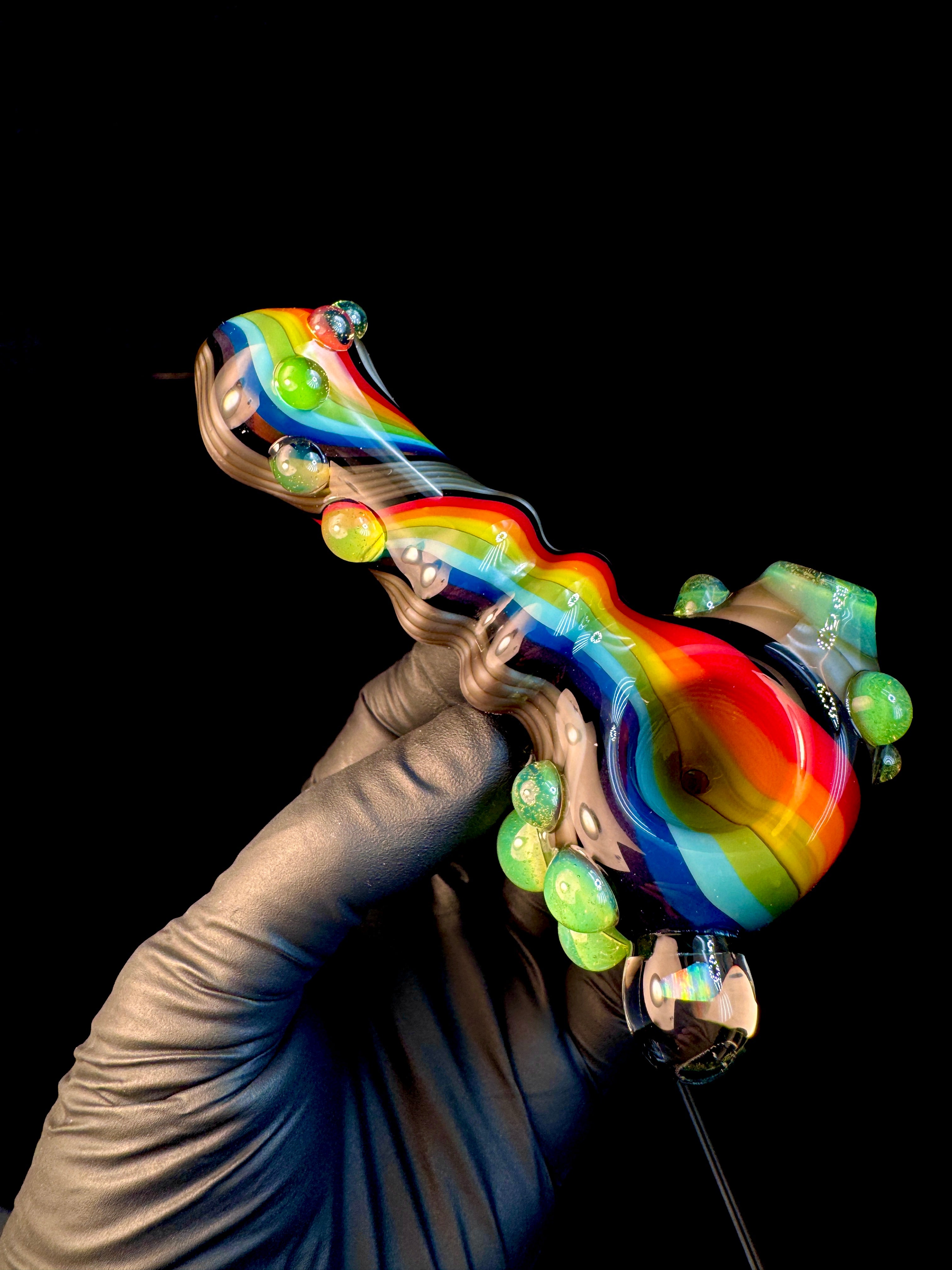 Bronze Leprechaun opal pipe